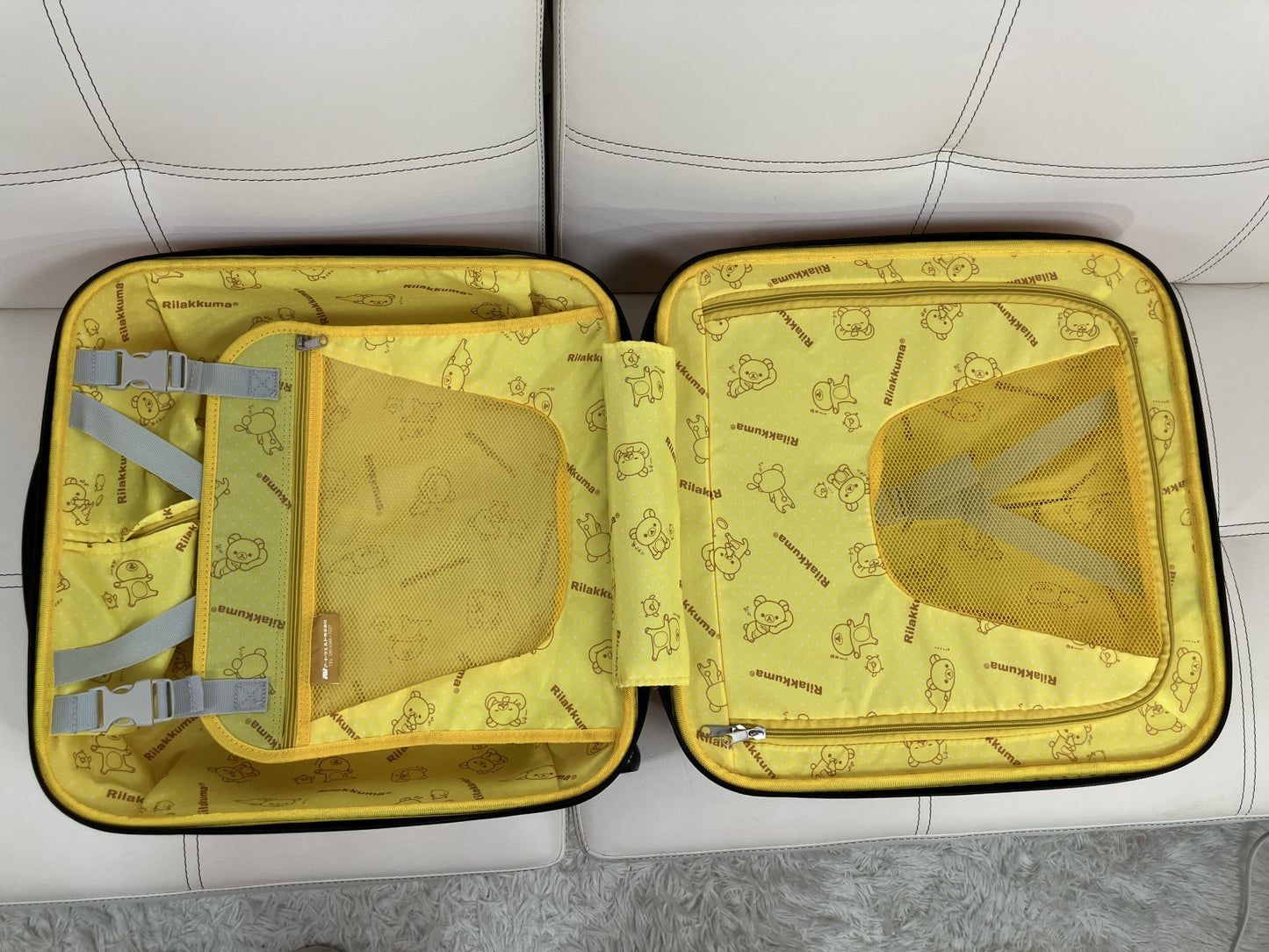 リラックマ キャリーケース キャリーバッグ オレンジ 旅行バッグ 機内持込風 トランク 鍵なし 小傷あり