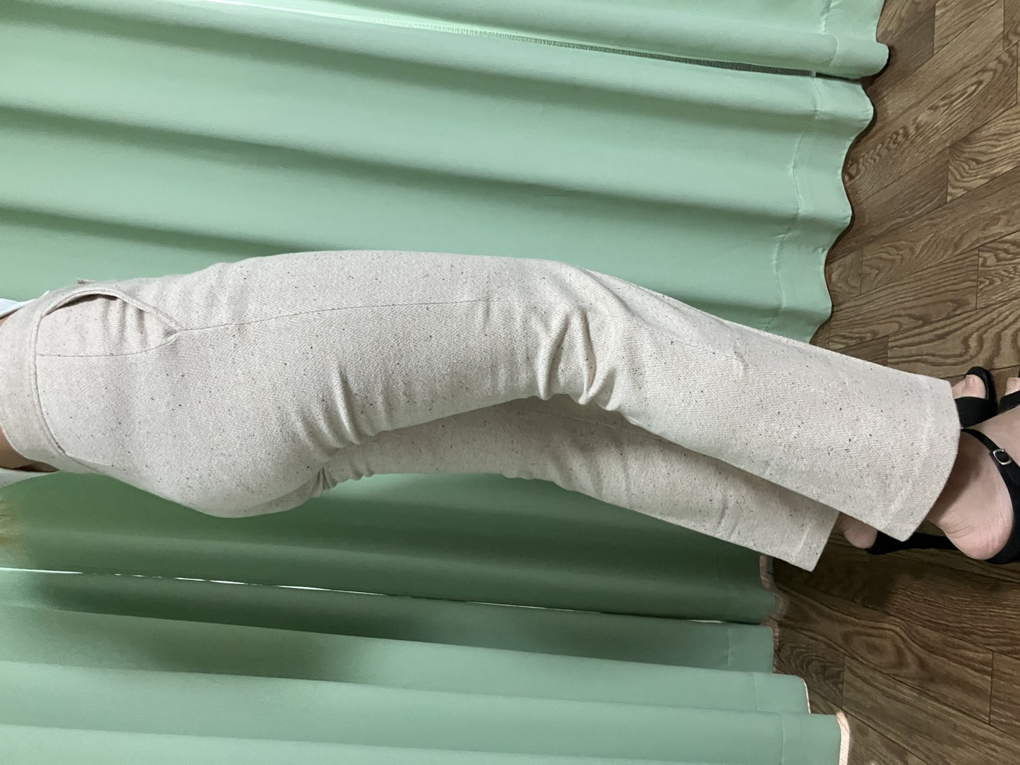 See by Chloﾃｩ Cotton Pants Size S Beige | Waist 34cm, Hip 39.5cm, Inseam 66cm |