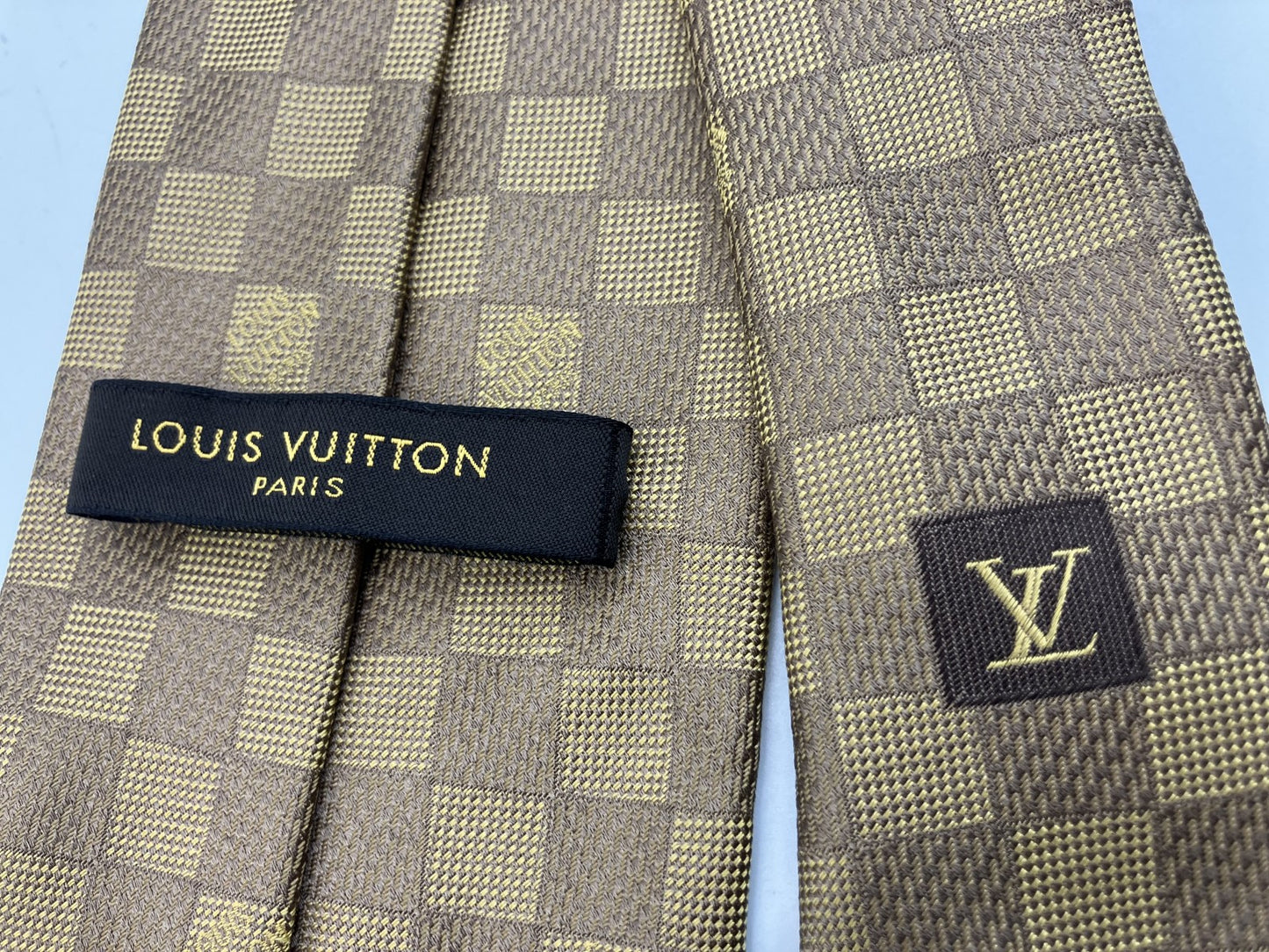 Louis Vuitton Damier Tie Width: 9.7 cm (3.82 inches)