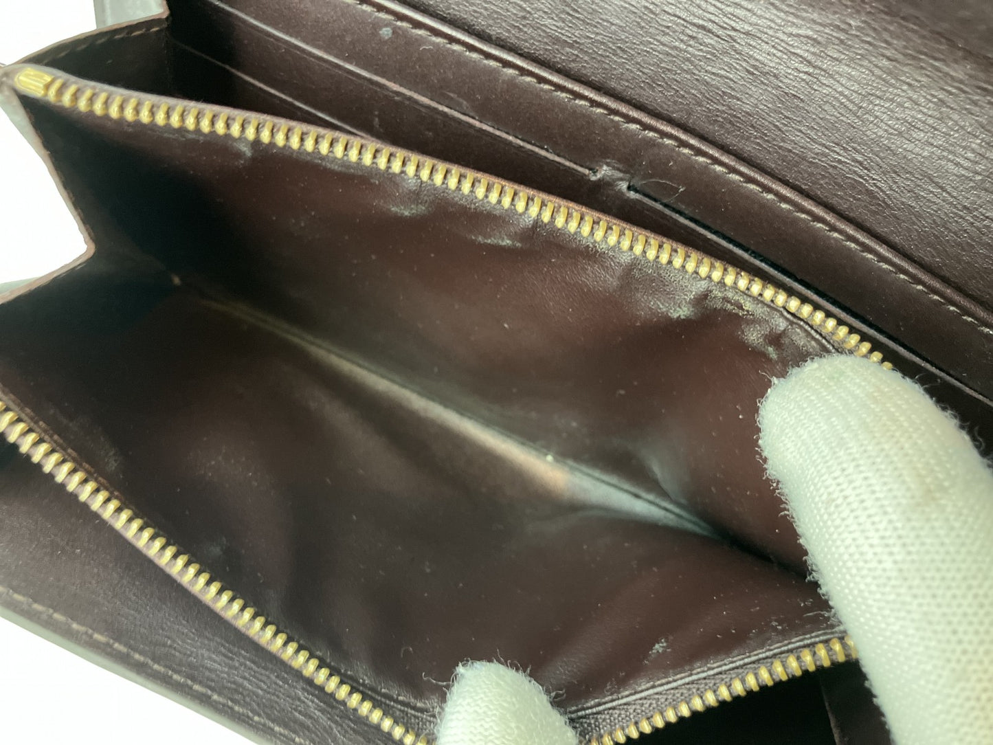 Louis Vuitton Vernis Portefeuille Sarah Bi-fold Long Wallet M91521 Rouge Fauvist 19x3.9"