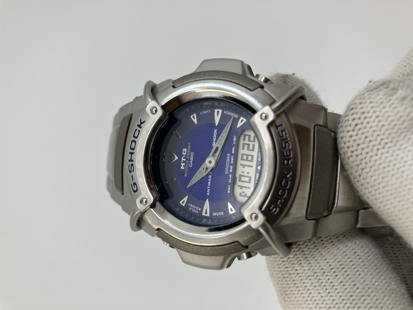 CASIO MTG-511 Width 44.8mm Wrist size around 6.5" Battery replaced June 2025 QZ Men's watch G-SHOCK