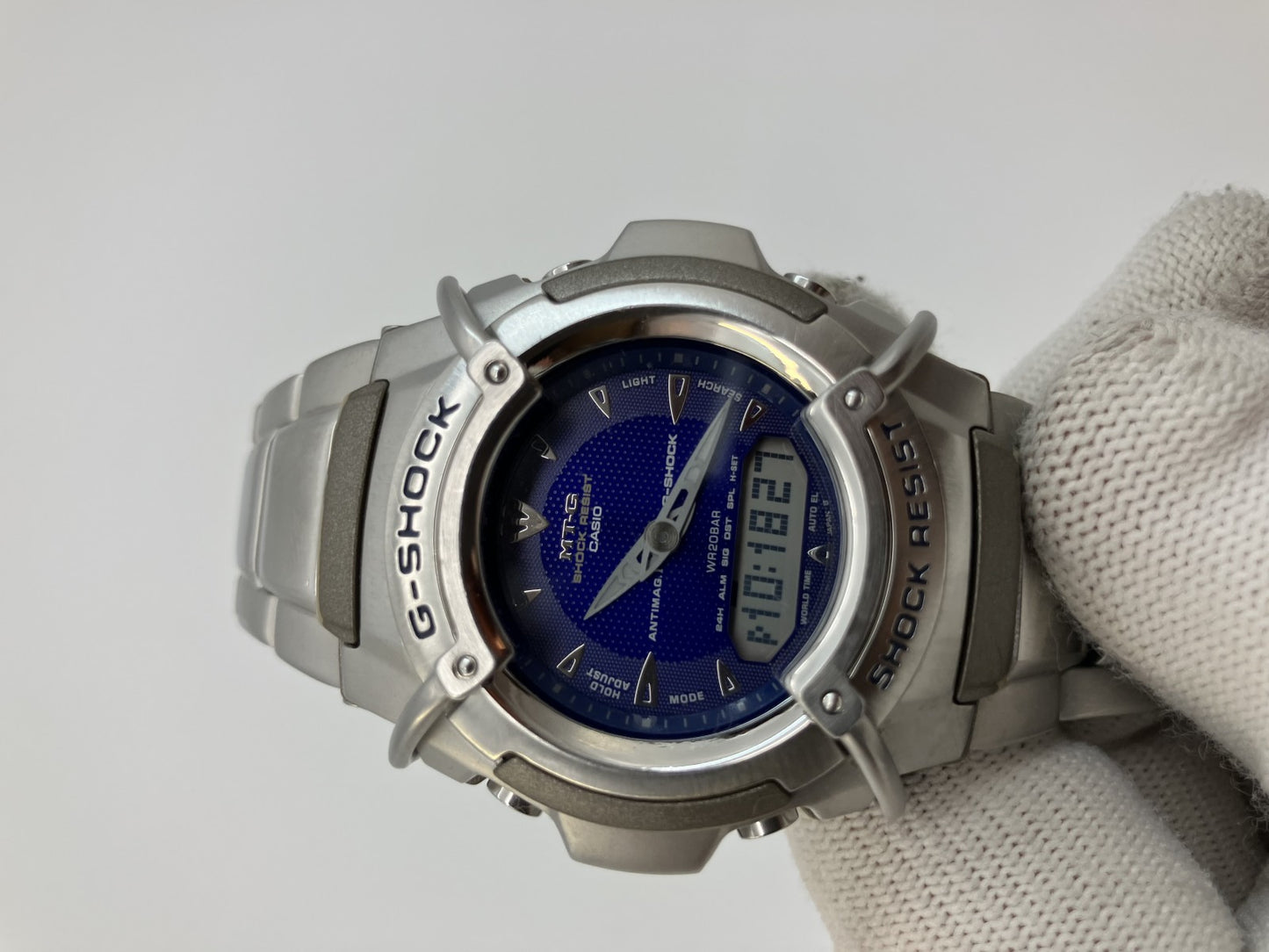 CASIO MTG-511 Width 44.8mm Wrist size around 6.5" Battery replaced June 2025 QZ Men's watch G-SHOCK