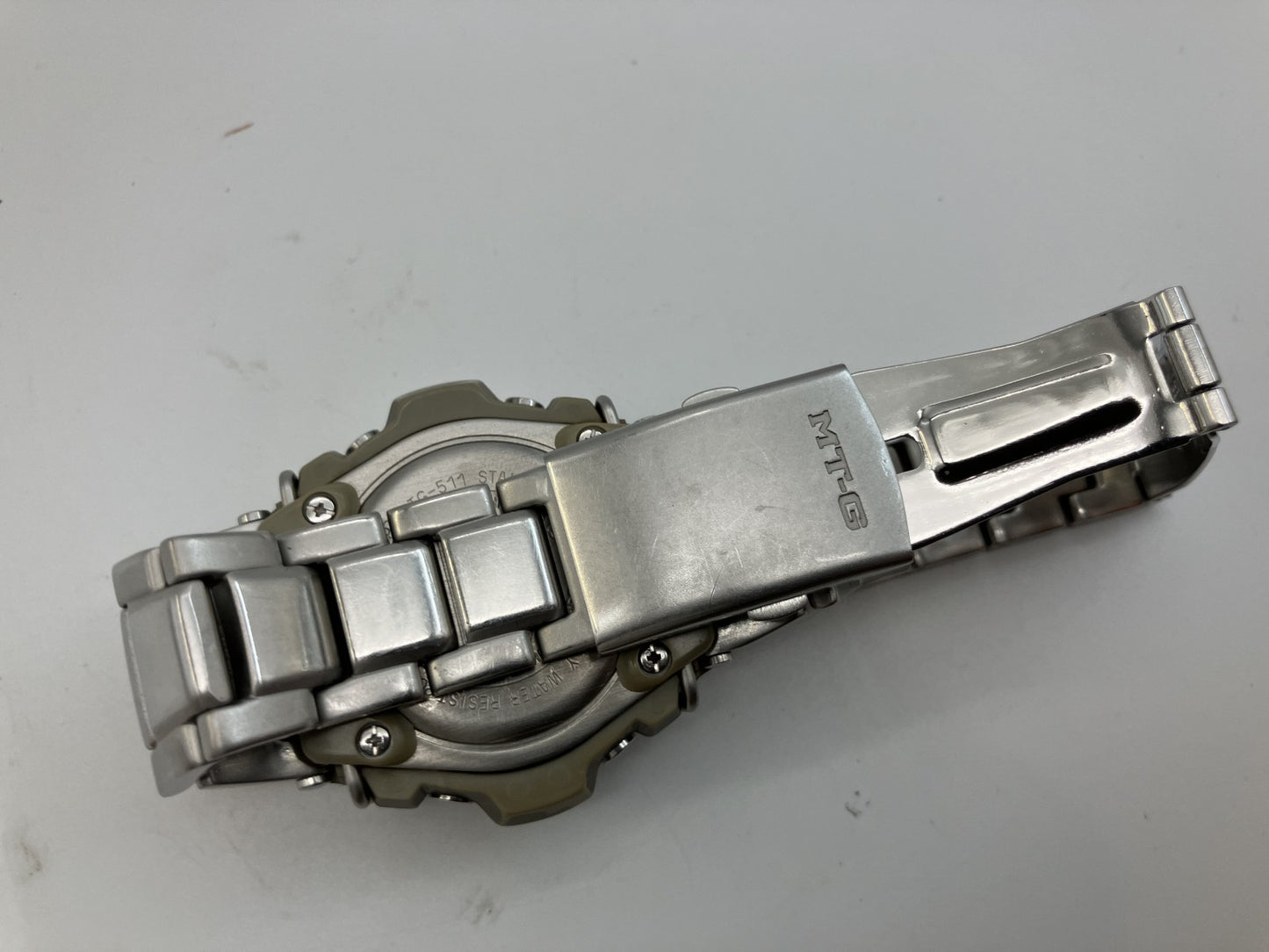 CASIO MTG-511 Width 44.8mm Wrist size around 6.5" Battery replaced June 2025 QZ Men's watch G-SHOCK