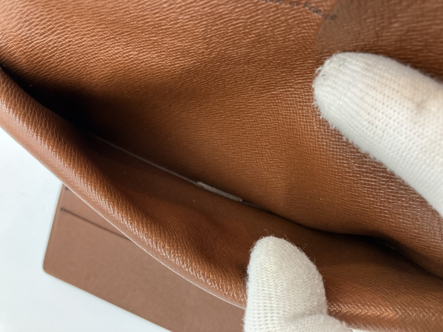 Louis Vuitton Monogram Porte Tresor International 3-fold long wallet M61215 19x3.9"