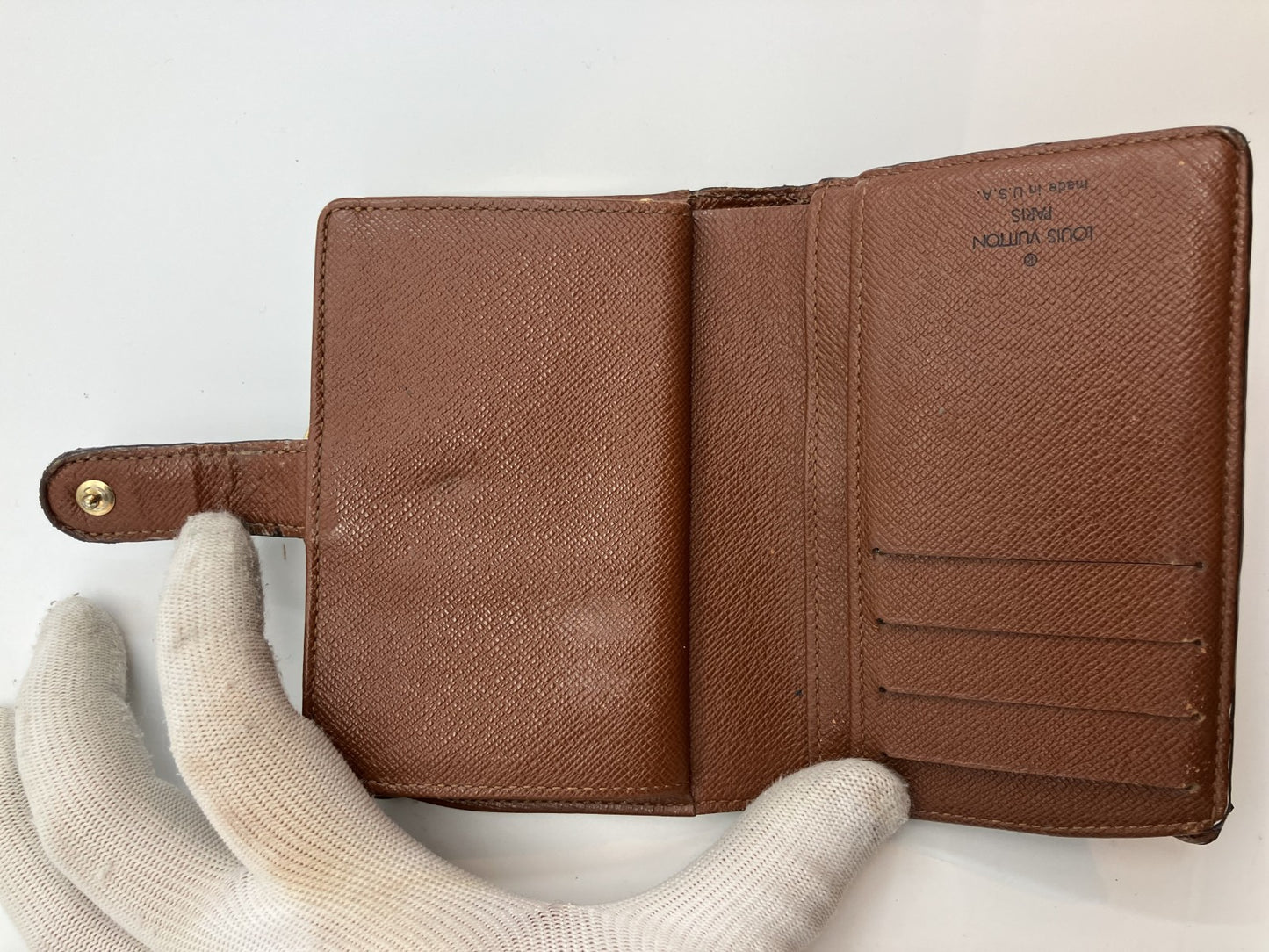 Louis Vuitton Monogram Portefeuille Viennois Purse Bi-Fold Wallet M61674 13.5x3.5"