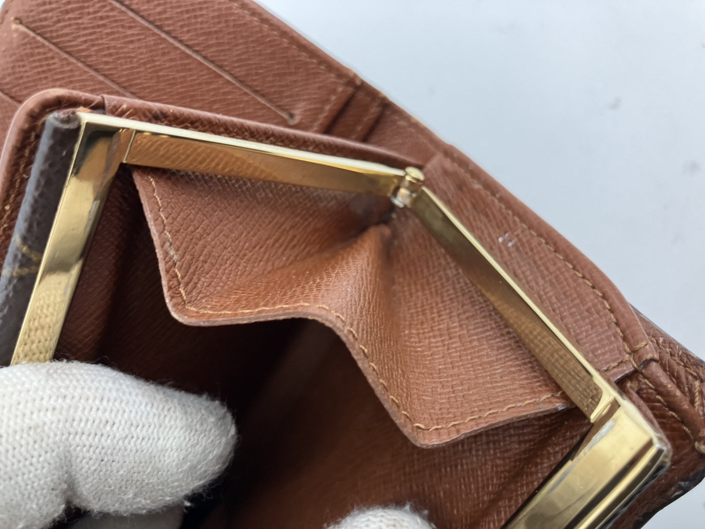 Louis Vuitton Monogram Portefeuille Viennois Purse Bi-Fold Wallet M61674 13.5x3.5"