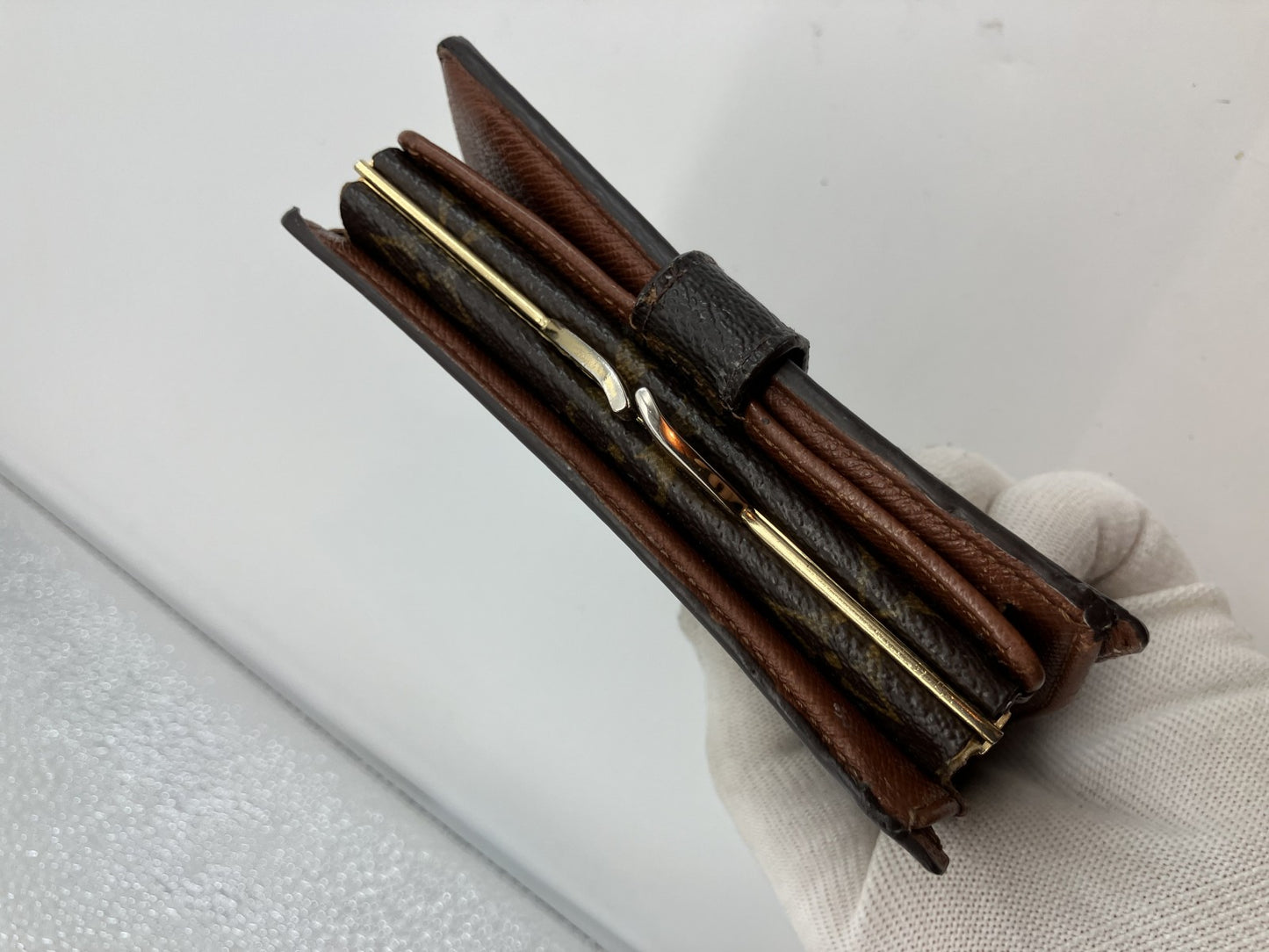 Louis Vuitton Monogram Portefeuille Viennois Purse Bi-Fold Wallet M61674 13.5x3.5"