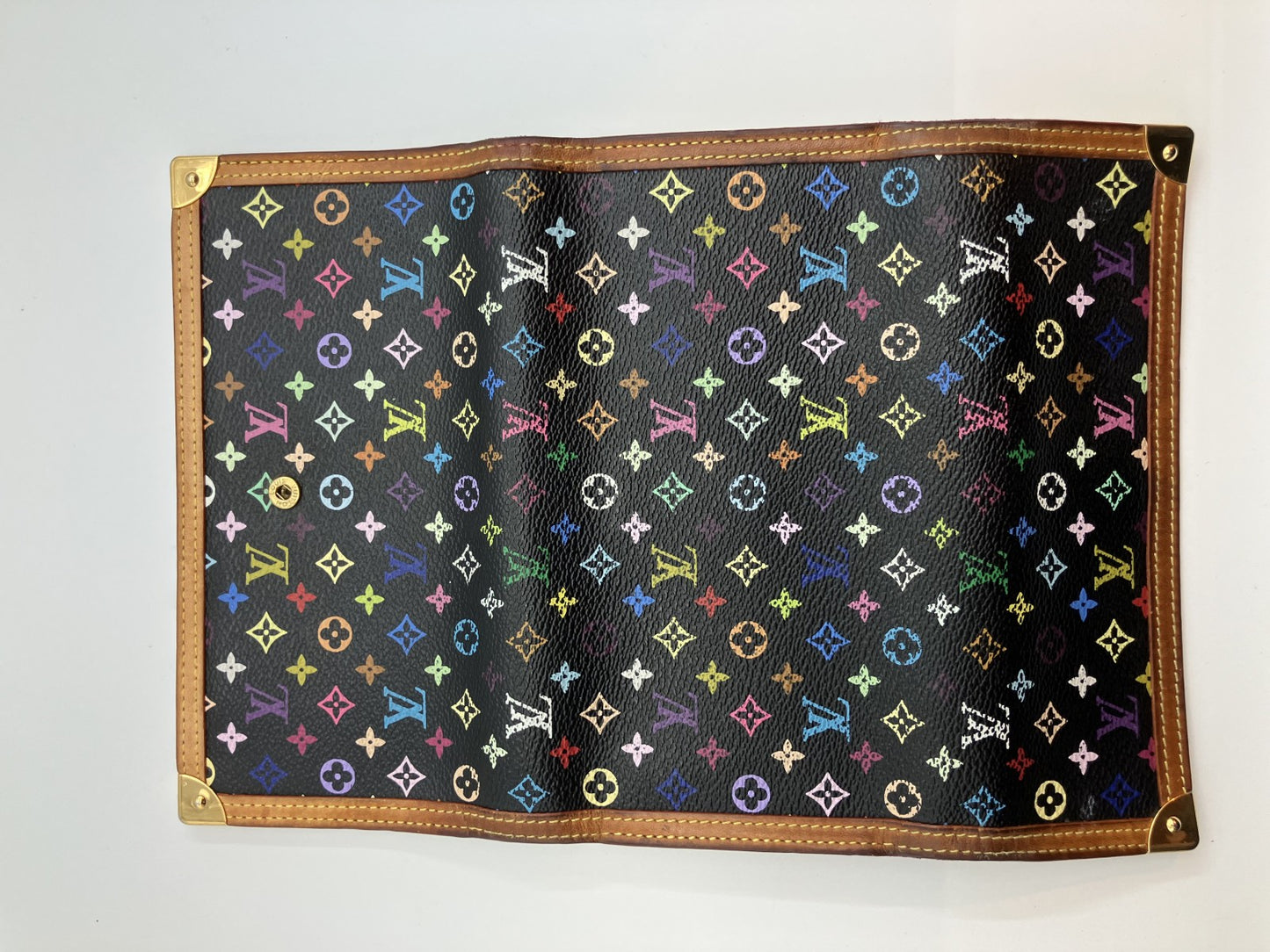 Louis Vuitton Multicolor Monogram Trifold Wallet M92658 19ÁE1cm | Porte Tresor International Noir |