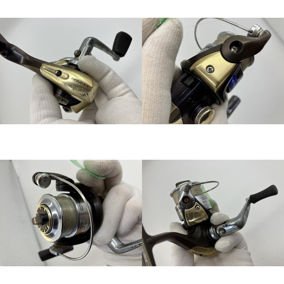 Daiwa CALDIA 2000 CY-1500 Spinning Reel Lot Set Fishing Japan