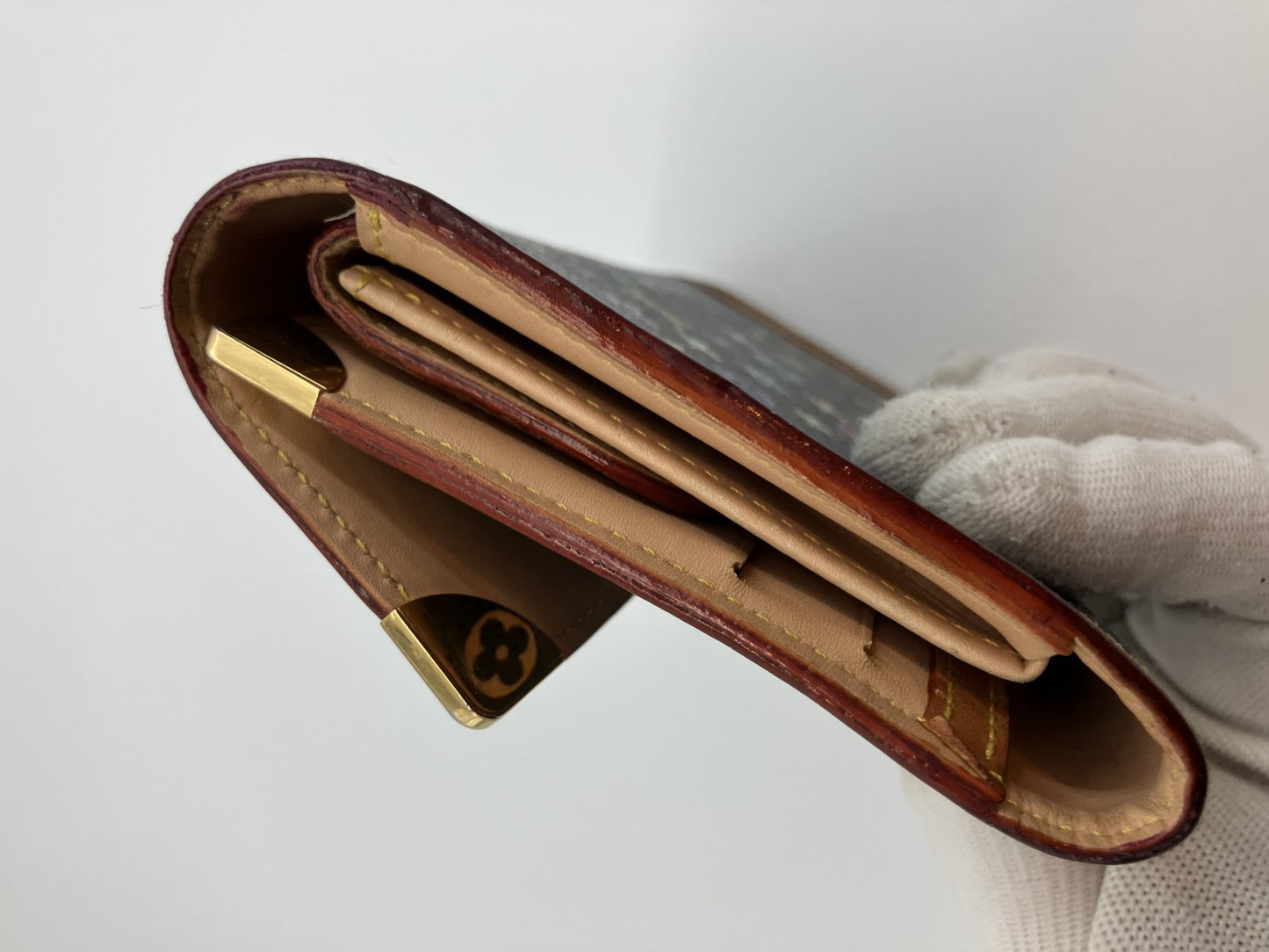 Louis Vuitton Multicolor Monogram Trifold Wallet M92658 19ÁE1cm | Porte Tresor International Noir |