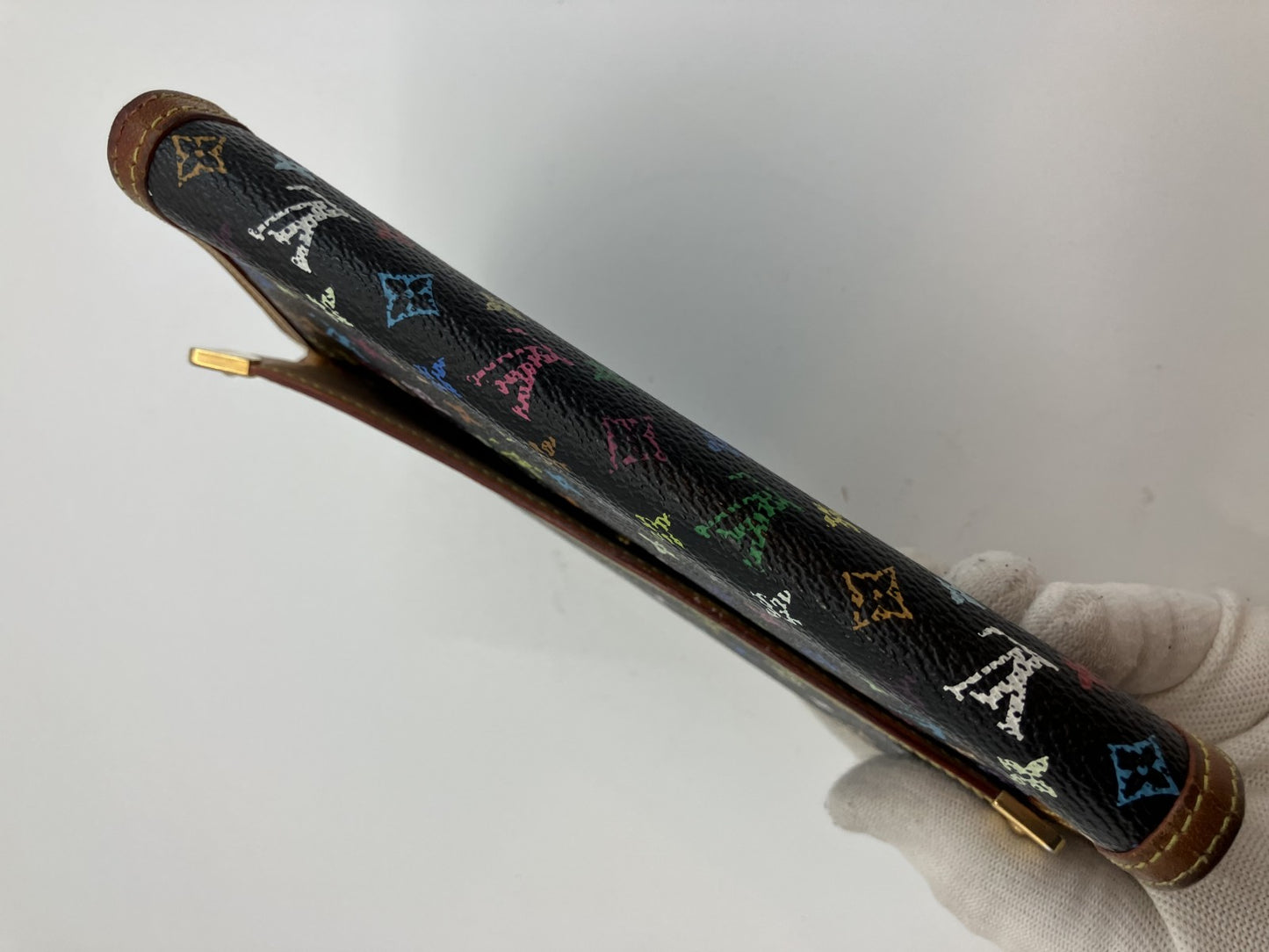 Louis Vuitton Multicolor Monogram Trifold Wallet M92658 19ÁE1cm | Porte Tresor International Noir |