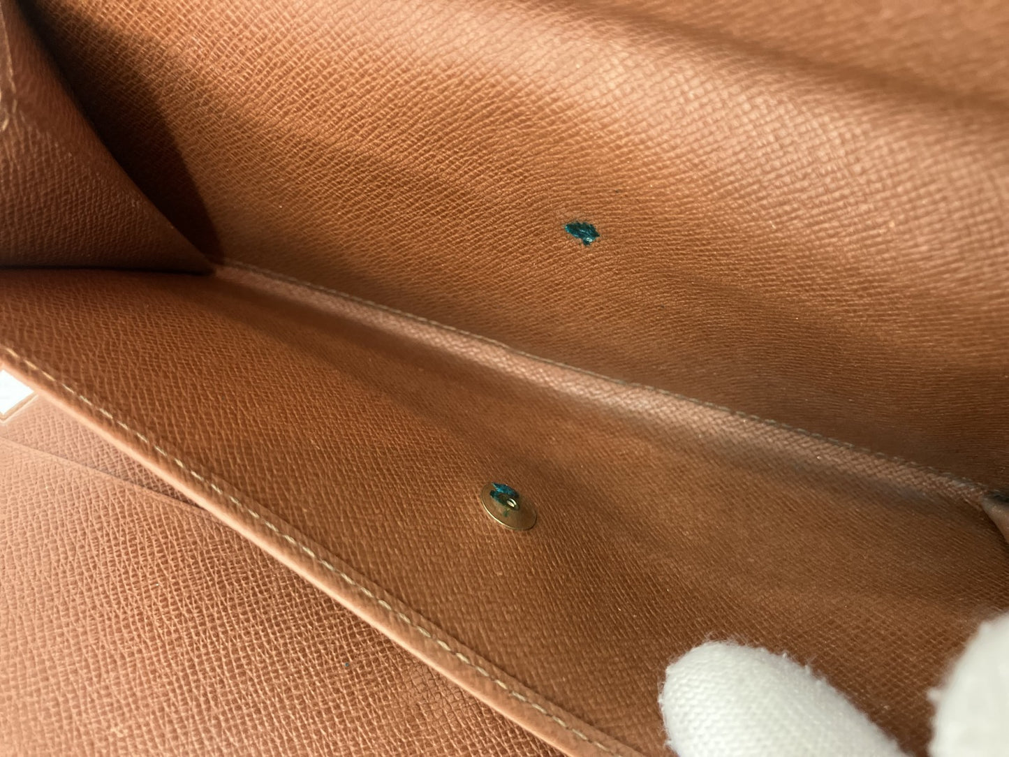 Louis Vuitton Monogram Porte Tresor International Tri-fold Long Wallet M61215 19x3.9"