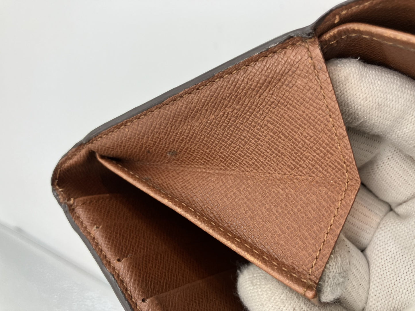 Louis Vuitton Monogram Porte Tresor International Tri-fold Long Wallet M61215 19x3.9"