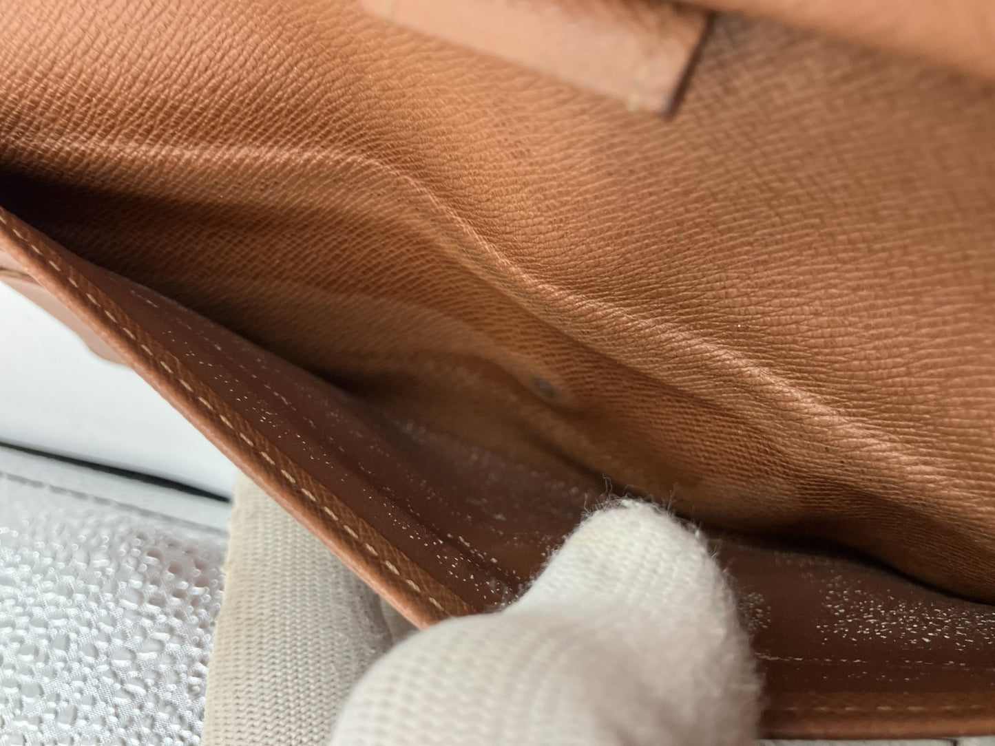 Louis Vuitton Monogram Porte Tresor International Tri-fold Long Wallet M61215 19x3.9"