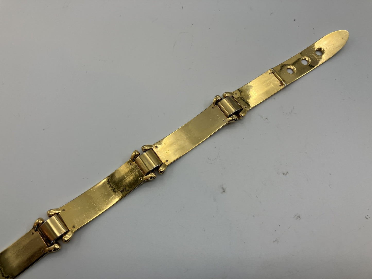 Gucci 28 Old Gucci Metal Belt GP Sherry Line กล่อง จัดส่งฟรี 