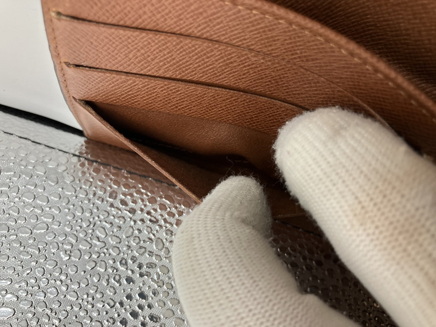 Louis Vuitton Monogram Porte Tresor International Tri-fold Long Wallet M61215 19x3.9"