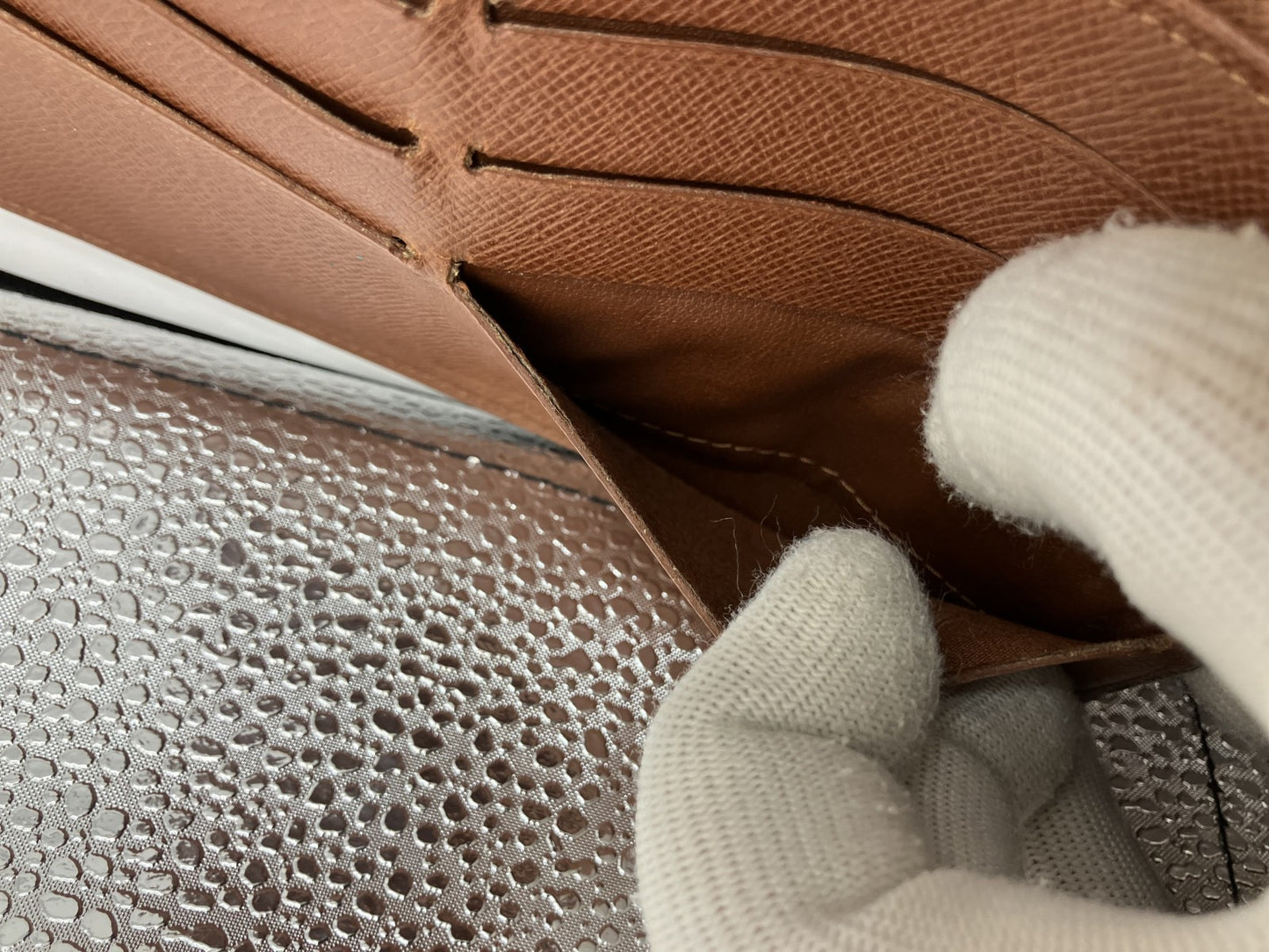 Louis Vuitton Monogram Porte Tresor International Tri-fold Long Wallet M61215 19x3.9"