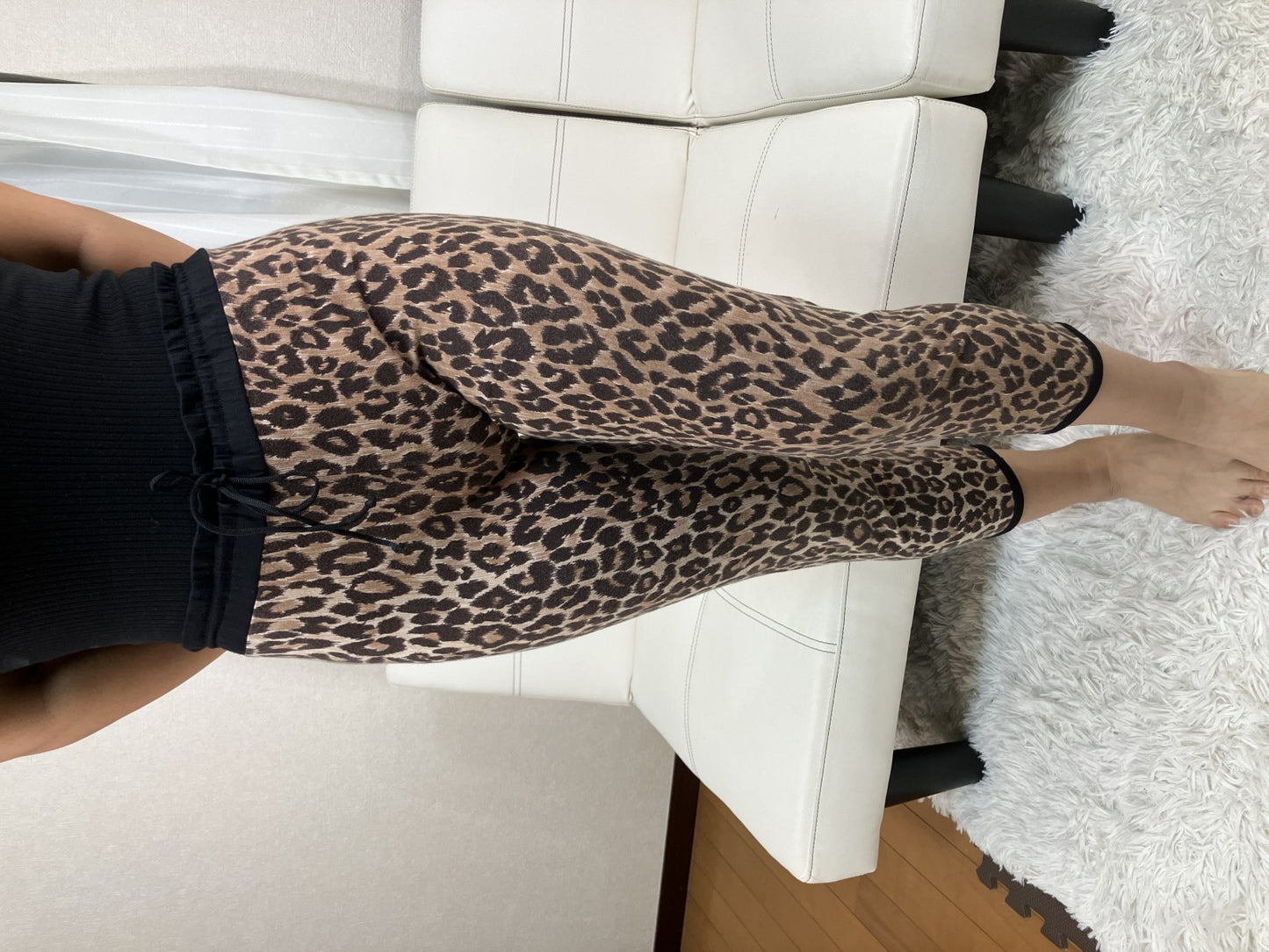 Dolce & Gabbana Leopard Print Leggings Pants Stretch Cropped Size L