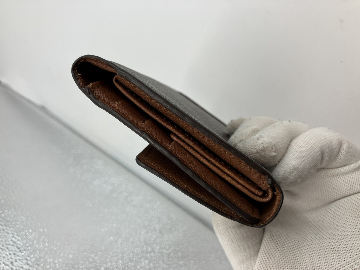 Louis Vuitton Monogram Porte Tresor International Tri-fold Long Wallet M61215 19x3.9"