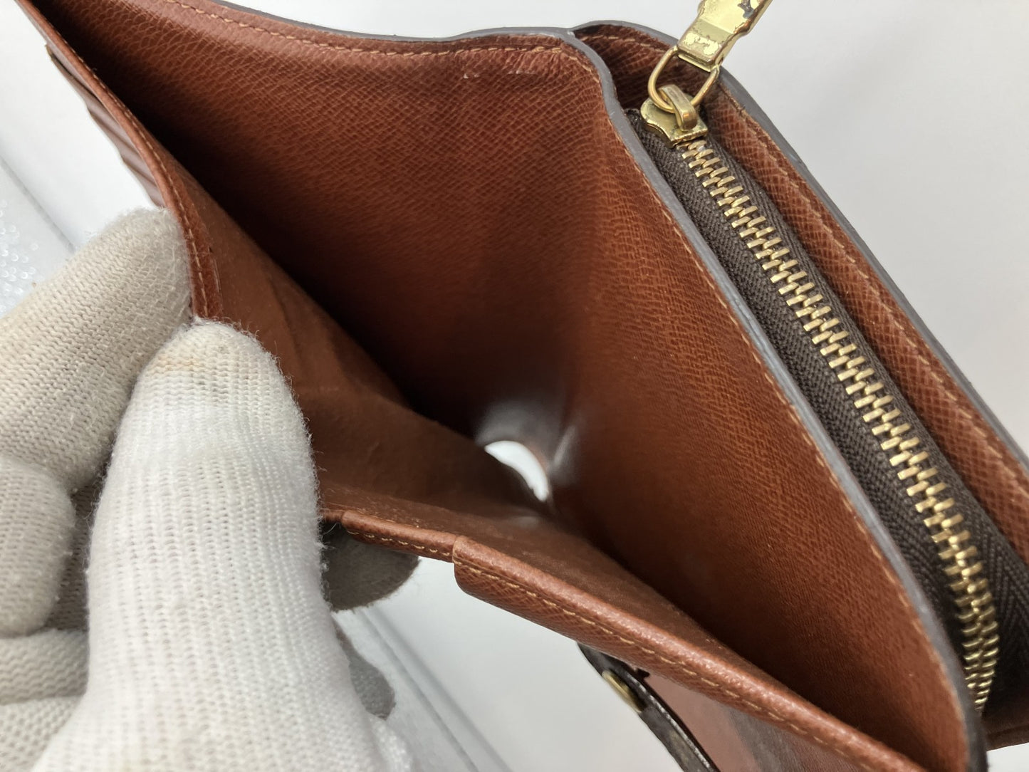 Louis Vuitton Monogram Porte Papier Zip Bi-fold Wallet M61207 15.5x4.3"