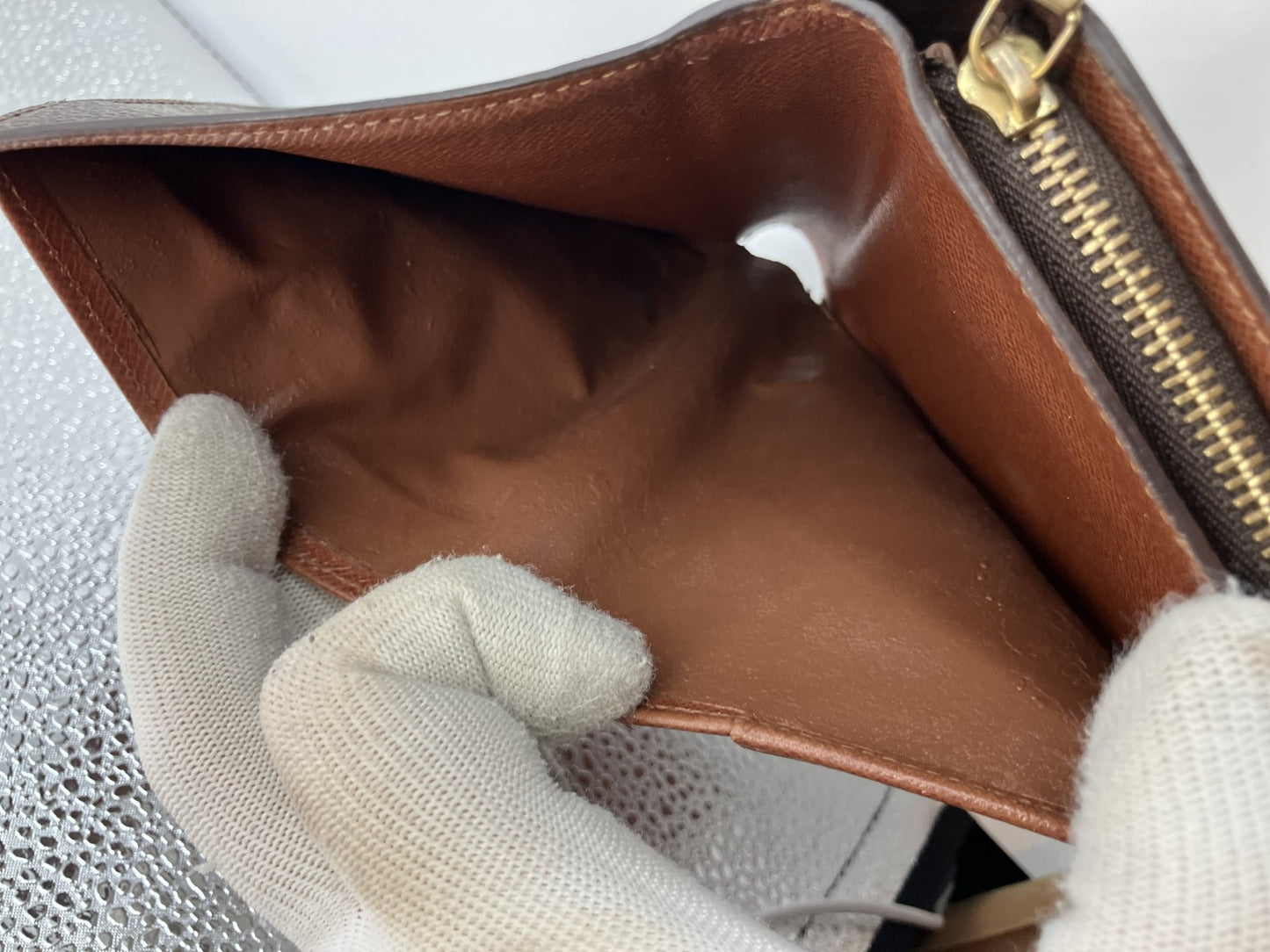 Louis Vuitton Monogram Porte Papier Zip Bi-fold Wallet M61207 15.5x4.3"