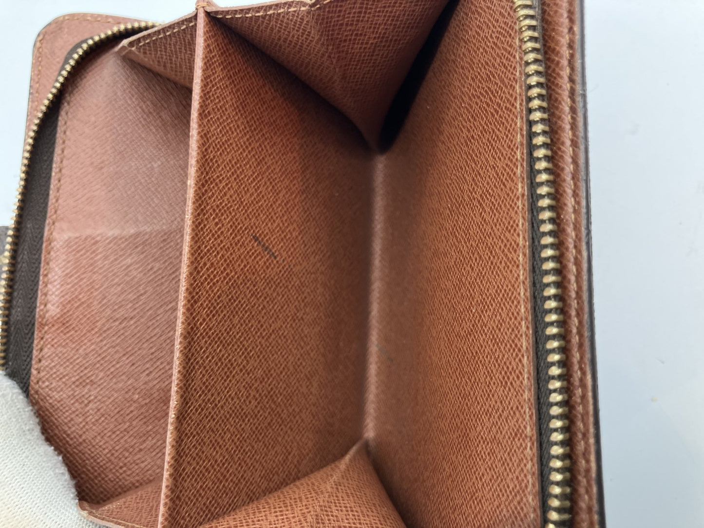 Louis Vuitton Monogram Porte Papier Zip Bi-fold Wallet M61207 15.5x4.3"