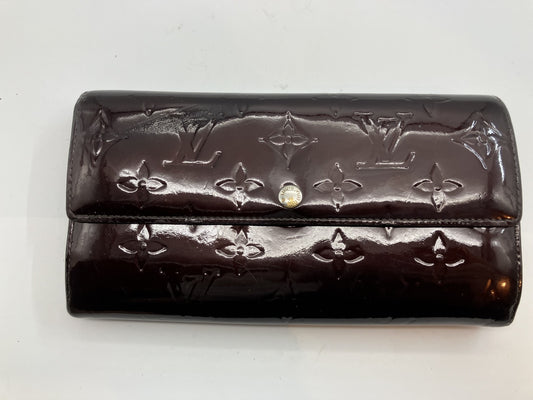 Louis Vuitton Vernis Sarah Wallet Amarante M93524 19ÁE0cm | Bifold Long Wallet |