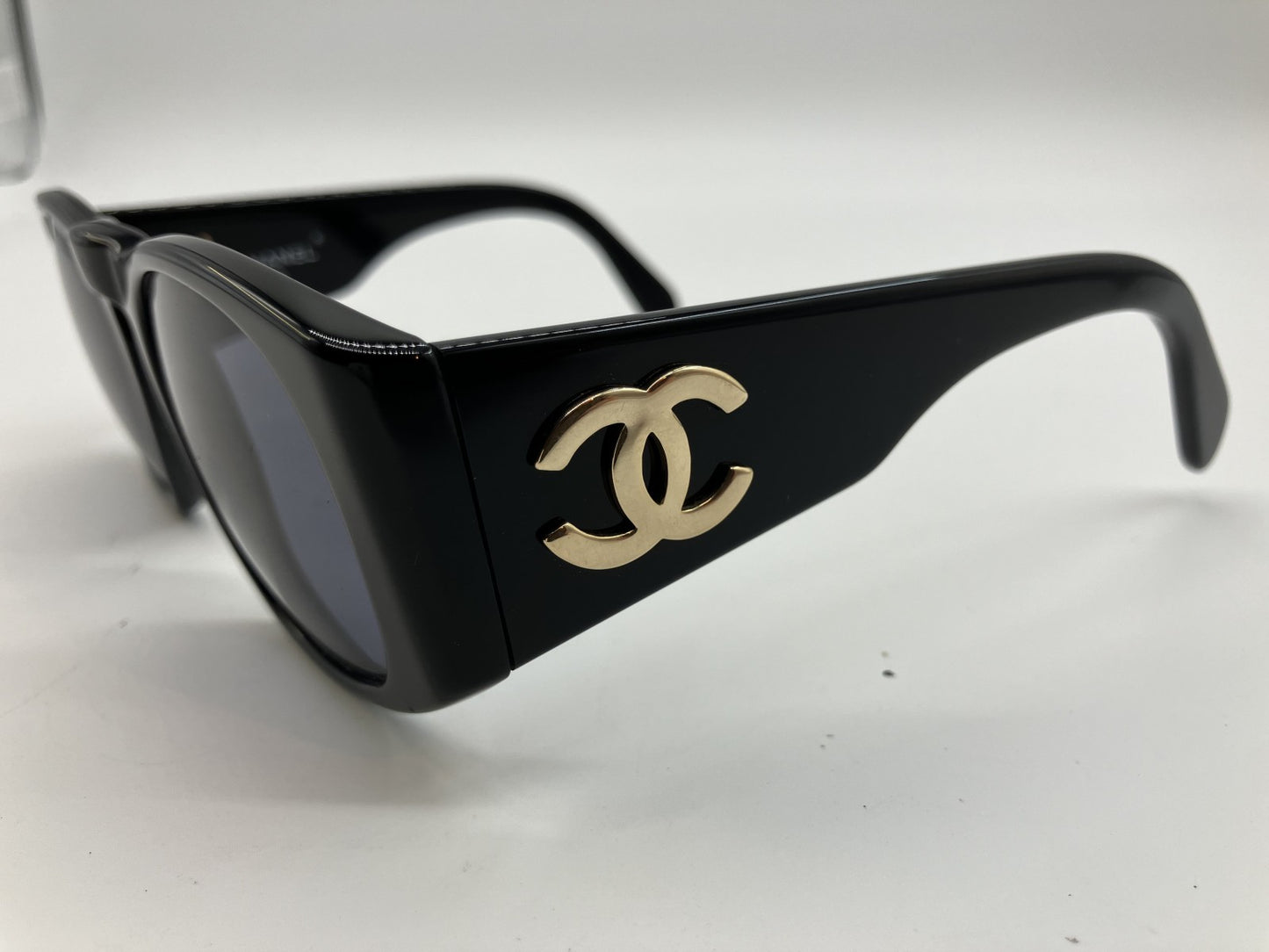 Chanel sunglasses black 0004 with box and bag free shipping 