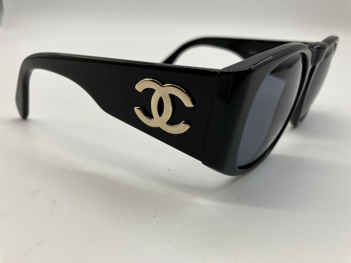 Chanel sunglasses black 0004 with box and bag free shipping 