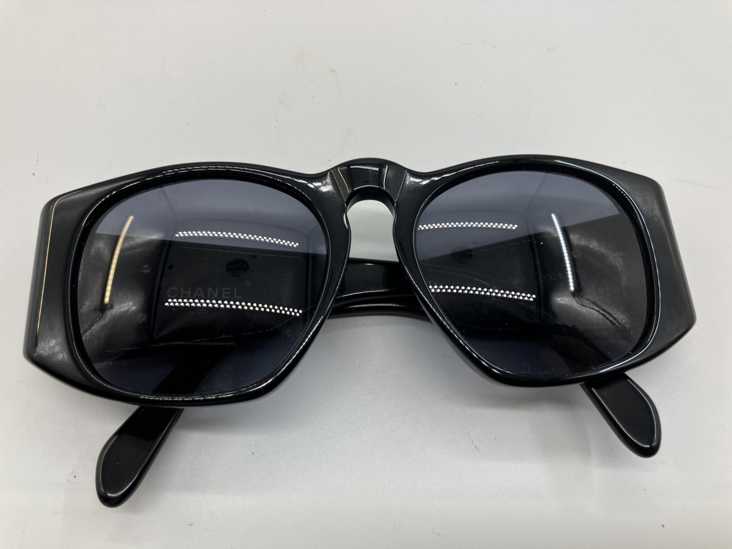 Chanel sunglasses black 0004 with box and bag free shipping 