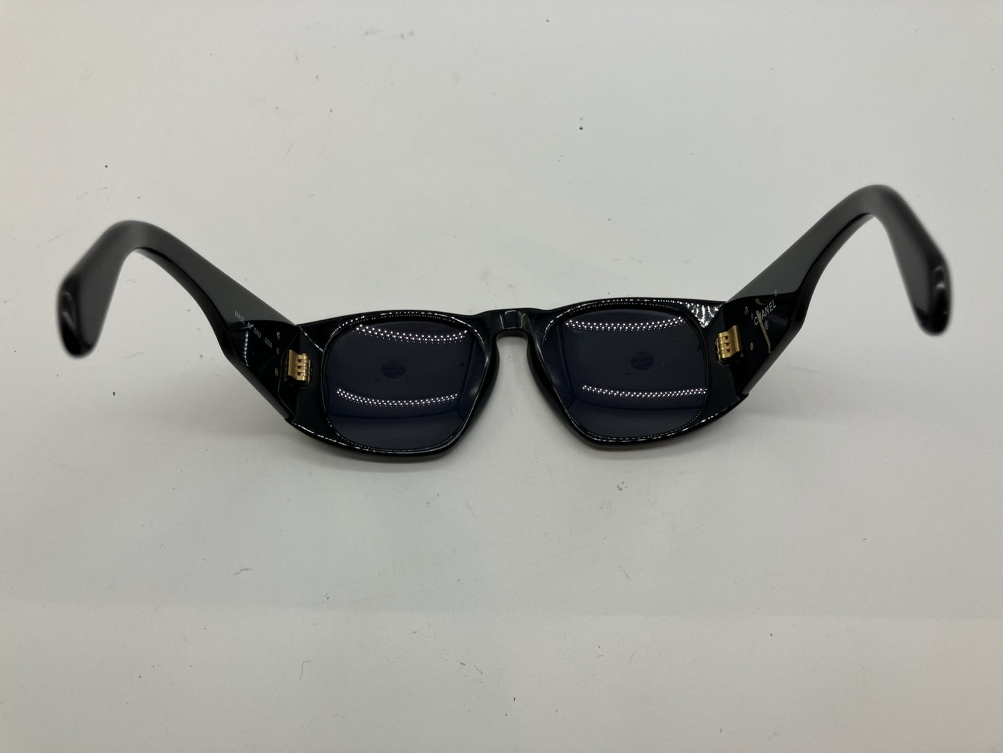 Chanel sunglasses black 0004 with box and bag free shipping 