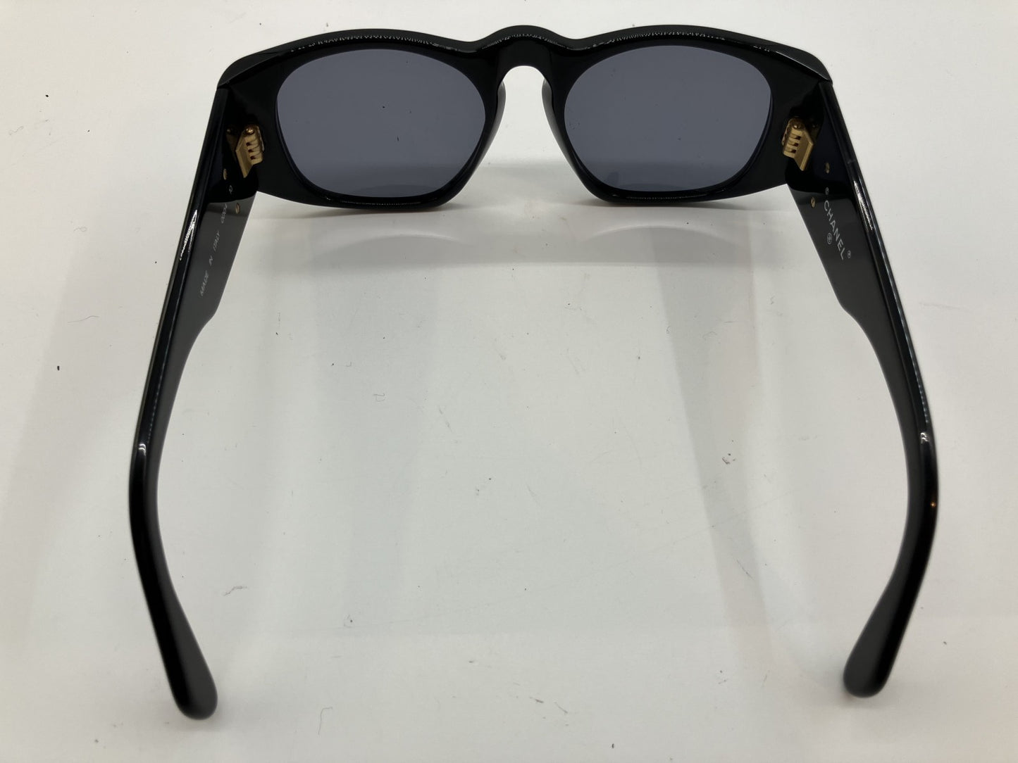 Chanel sunglasses black 0004 with box and bag free shipping 