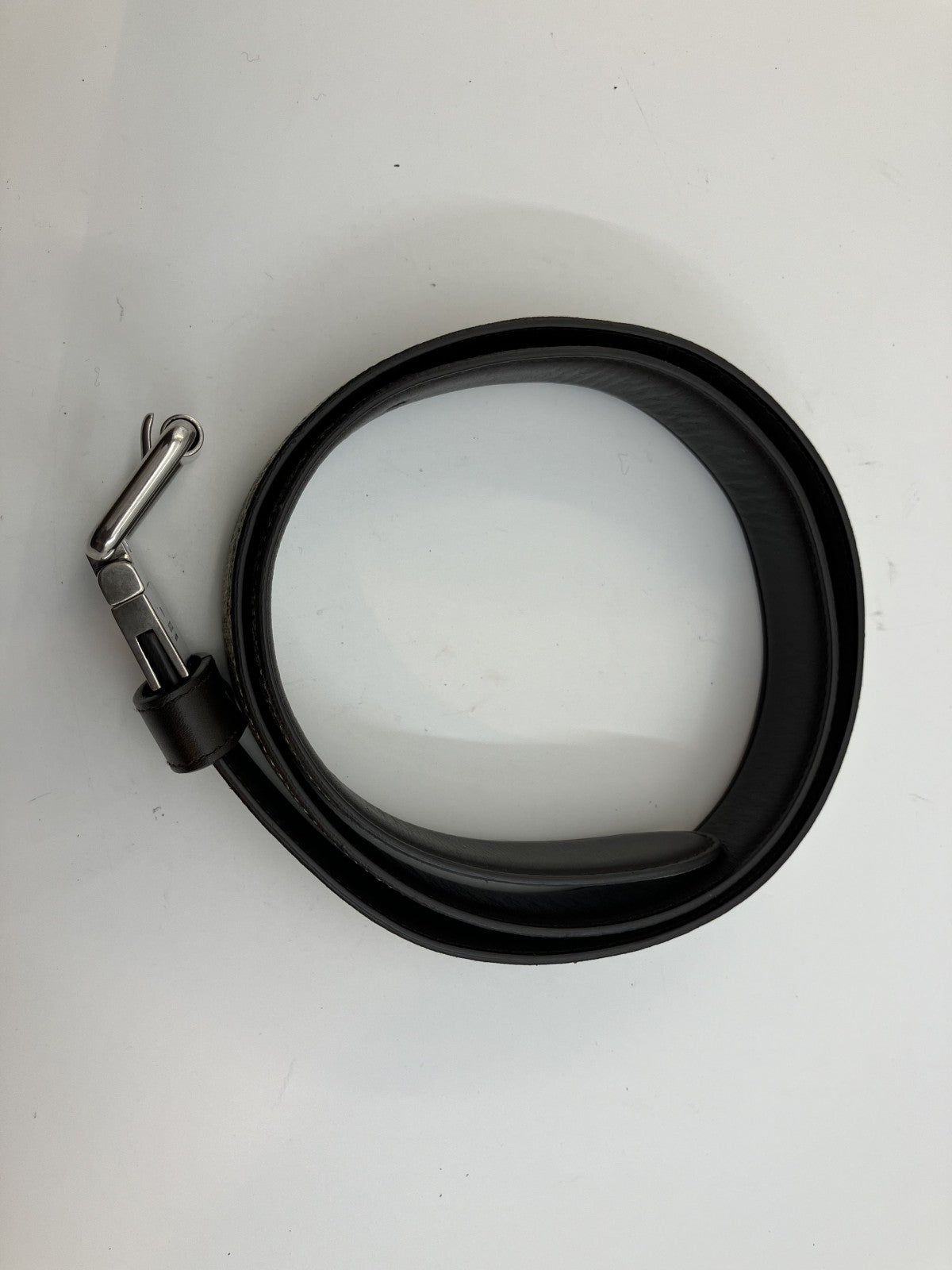 GUCCI GGキャンバス/レザー/リバーシブル/ベルト 残り107cm 幅3ｃｍ 送料無料