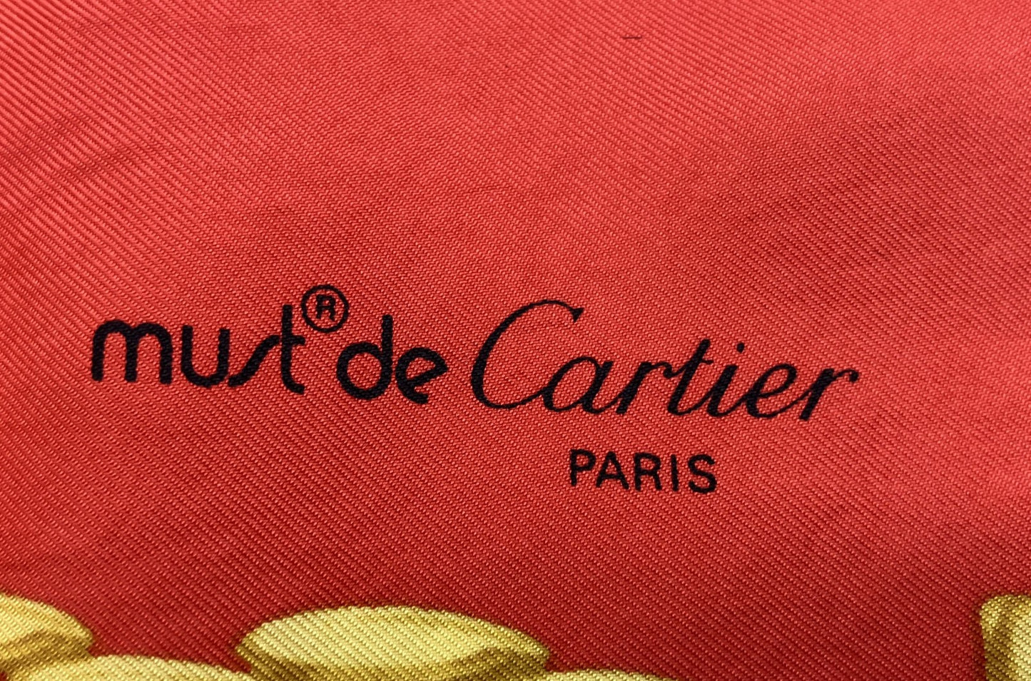 カルティエ スカーフ 赤 84×84cm(33.07×33.07 インチ) 送料無料