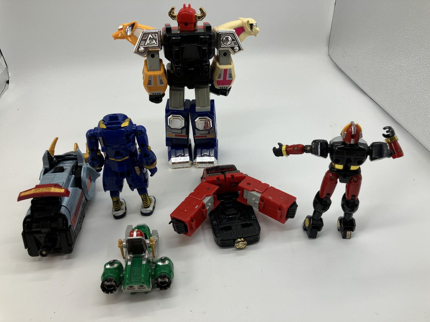 BANDAI Gingaman DX GingaiOh BullTaurus Figures Vehicle Toy Lot Japan 1997 1998