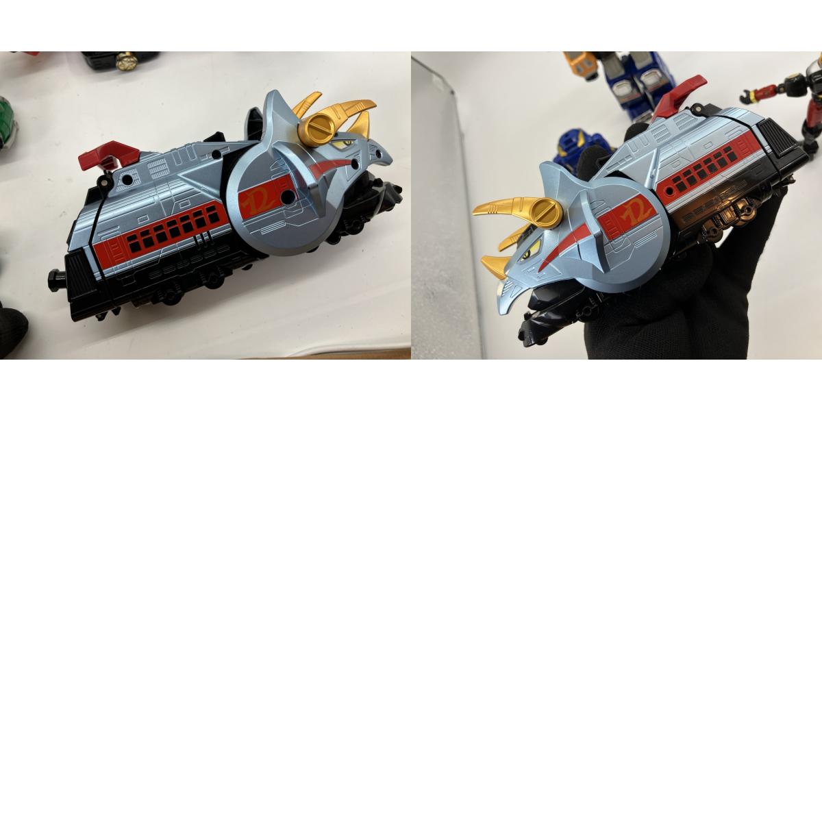 BANDAI Gingaman DX GingaiOh BullTaurus Figures Vehicle Toy Lot Japan 1997 1998