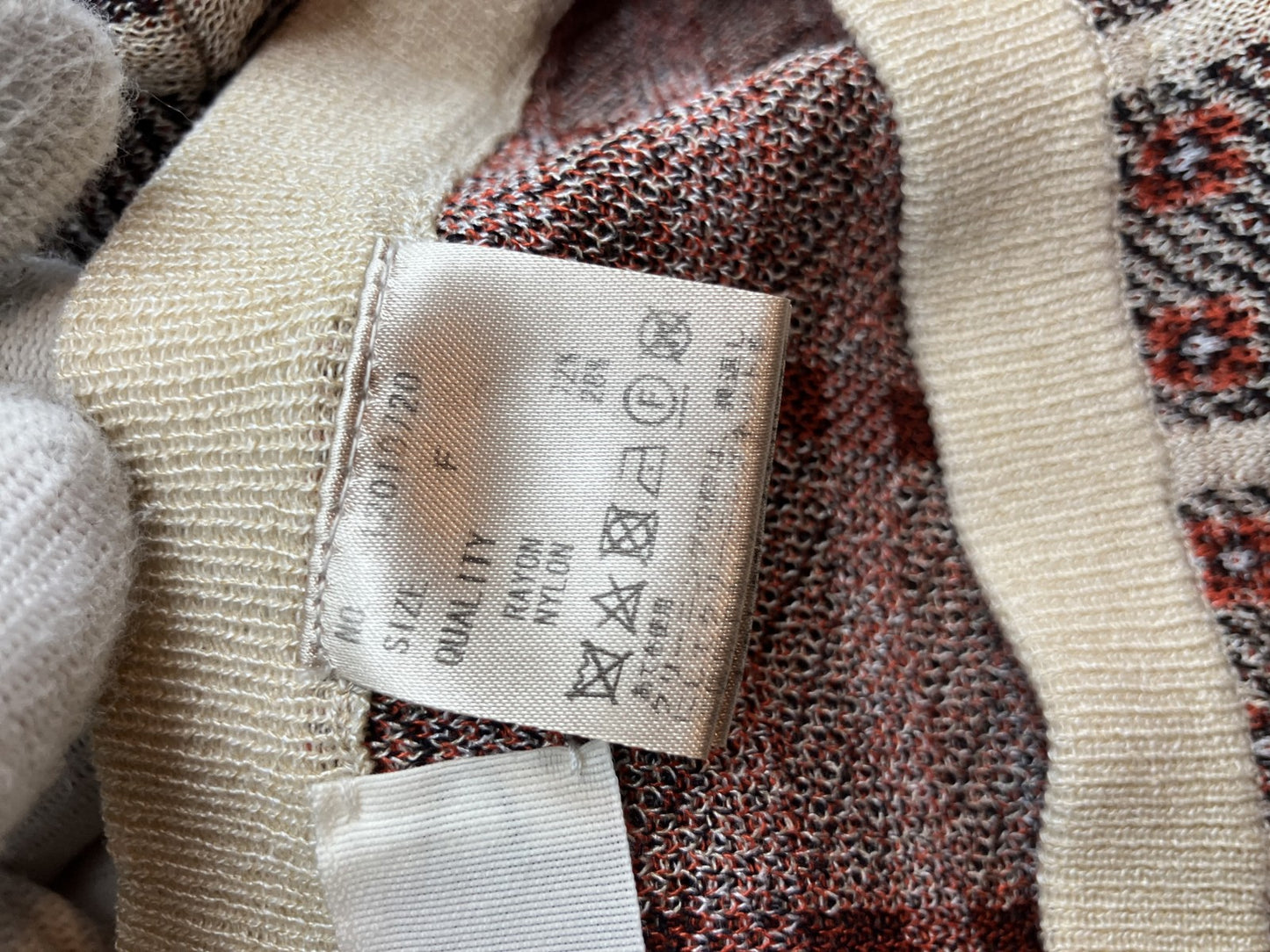 TODAYFUL Knit Pants Size F Beige | Length 99cm, Waist 29cm, Hip 39cm |