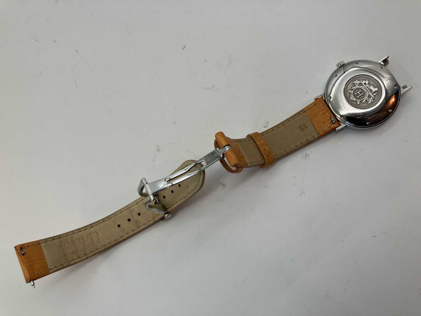 Hermes Nomade N01.710 1687352 SS ATQZ หน้าปัดสีเทา จัดส่งฟรี 