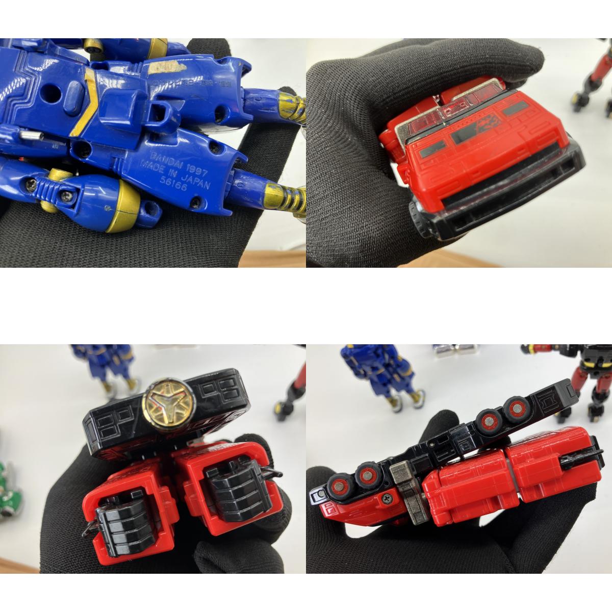 BANDAI Gingaman DX GingaiOh BullTaurus Figures Vehicle Toy Lot Japan 1997 1998