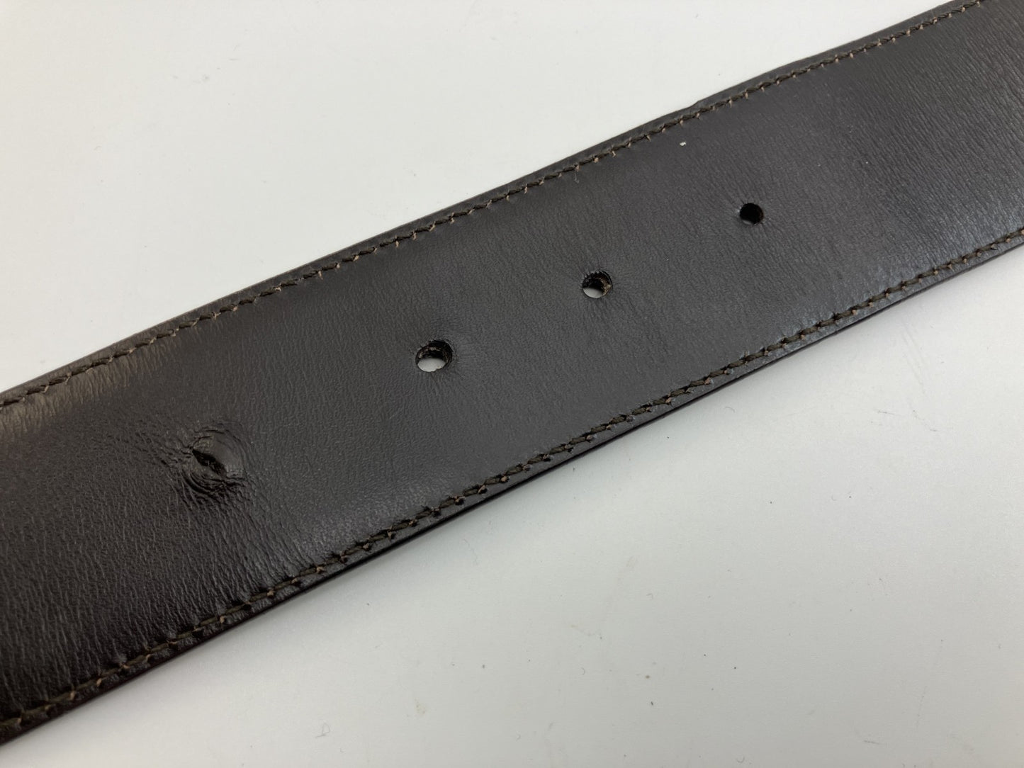 GUCCI Interlocking Belt Length 101cm(39.76inch) Width 4cm(1.57inch)Ivory