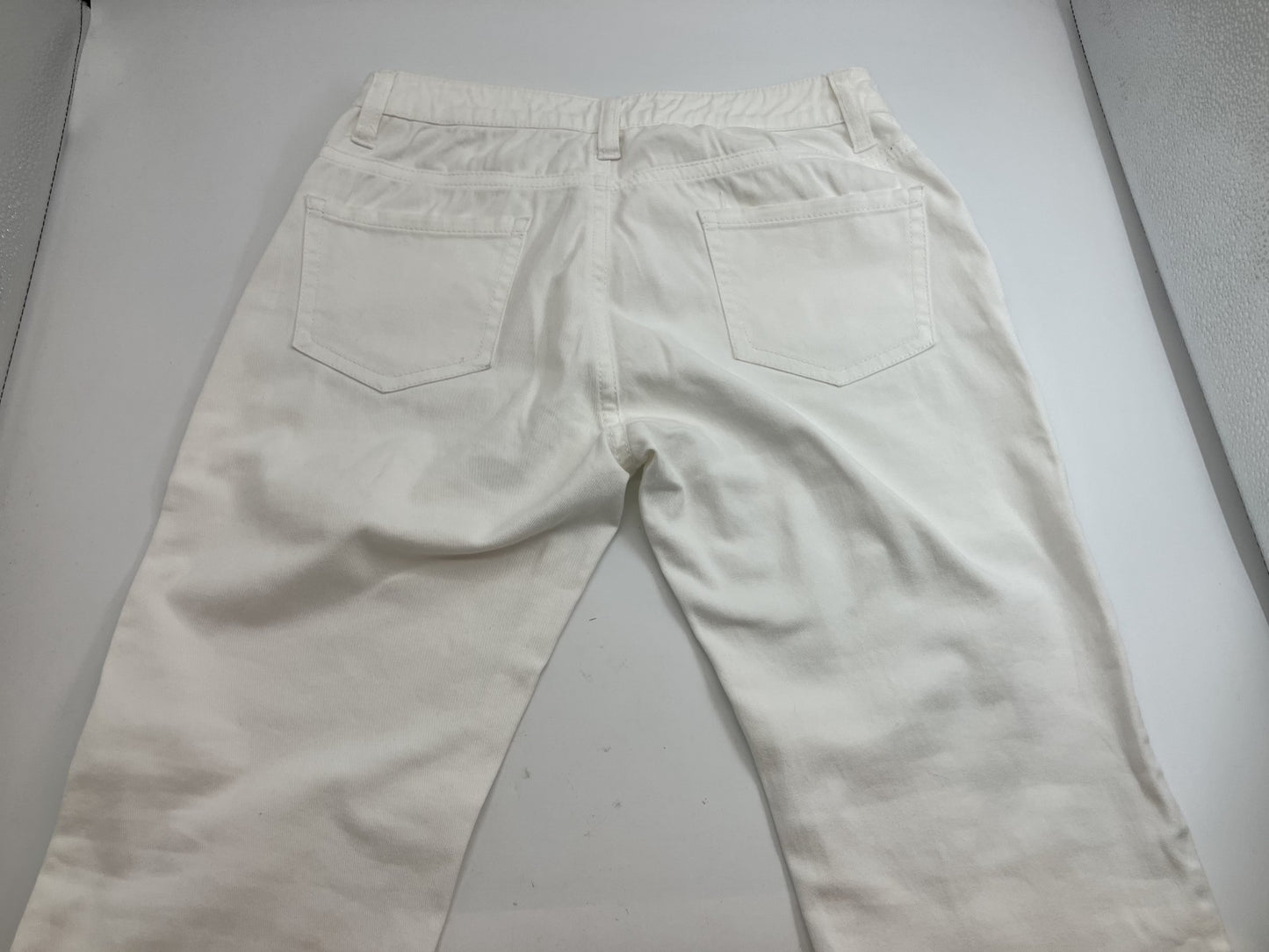 Comfort Basic Skinny Denim Pants White Jeans Size F | Length 97cm, Waist 34cm, Hip 47cm |