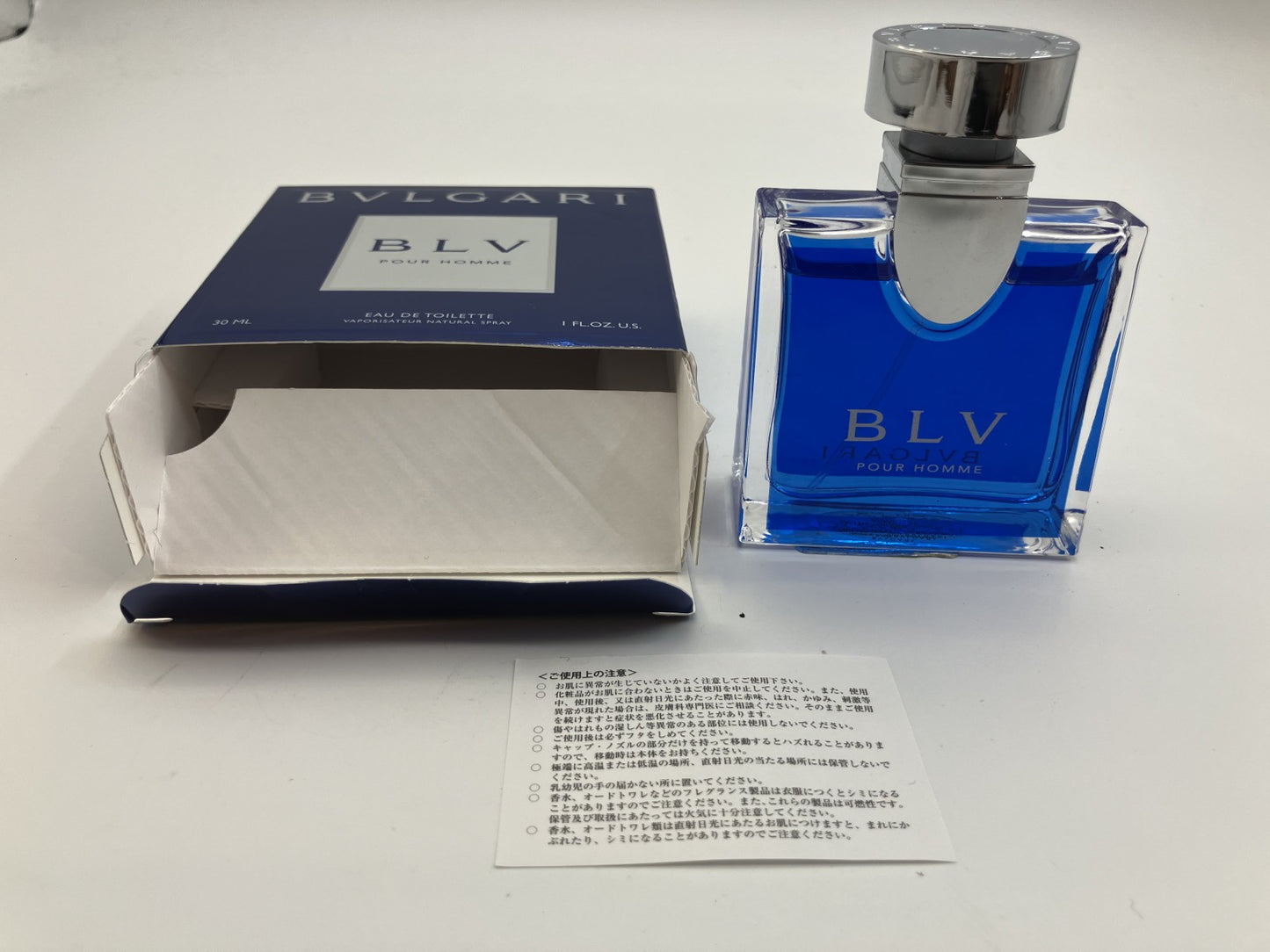 BVLGARI BLV Eau de Toilette Perfume Blue Boxed 30ml 90% remaining Boxed Free shipping 