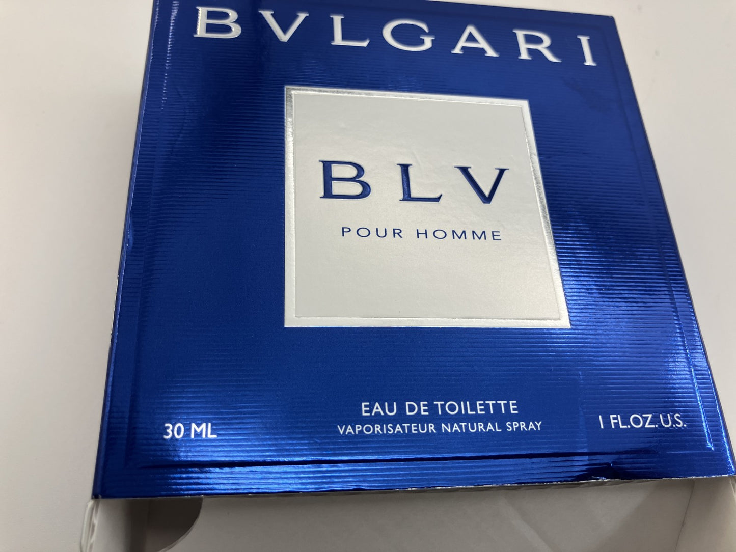 น้ำหอม BVLGARI BLV Eau de Toilette สีน้ำเงิน บรรจุกล่อง 30 มล. เหลือ 90% บรรจุกล่อง จัดส่งฟรี 