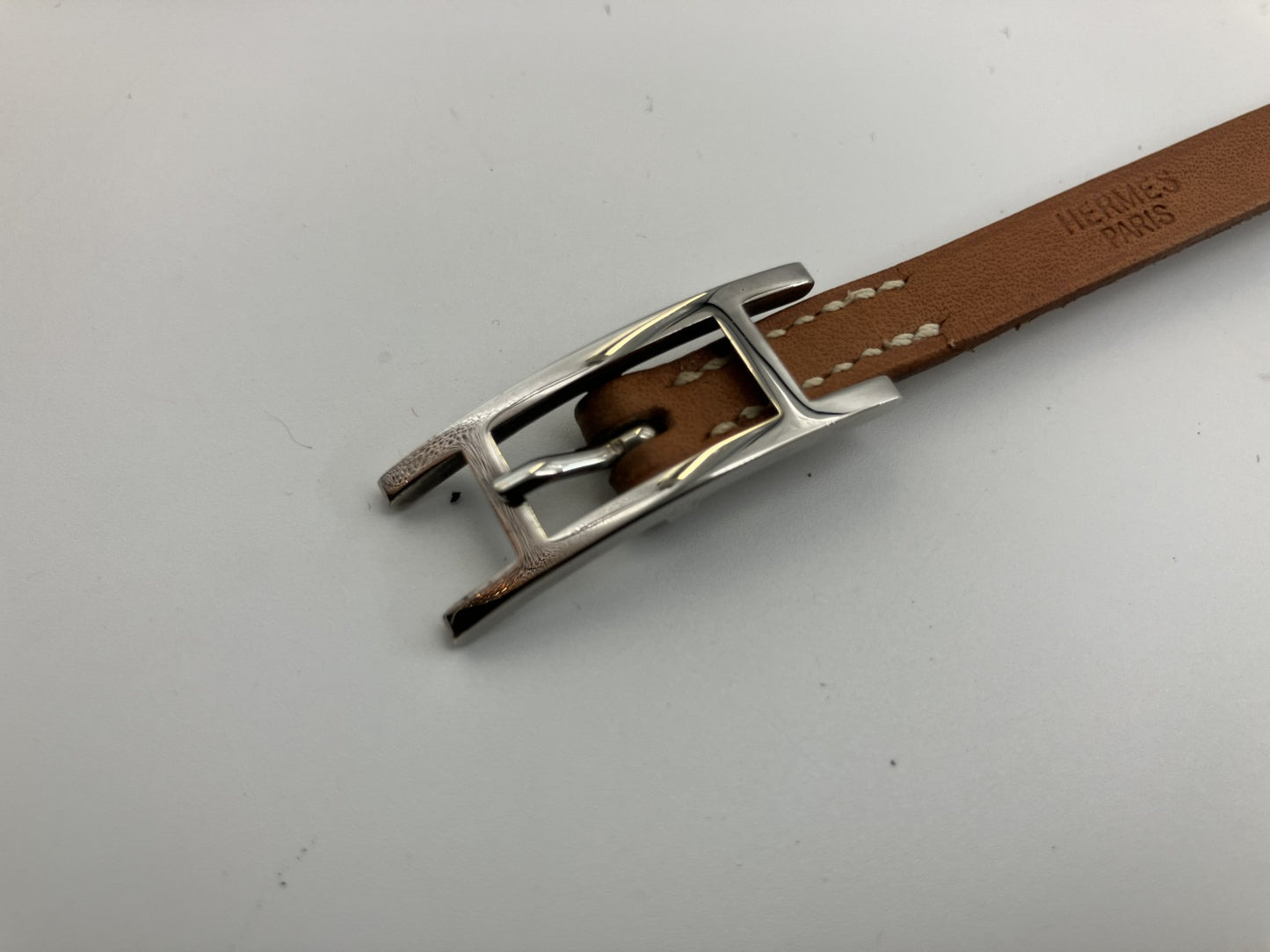 エルメス ビーアピ □F ブレスレット・バングル ブラウン 箱付 送料無料