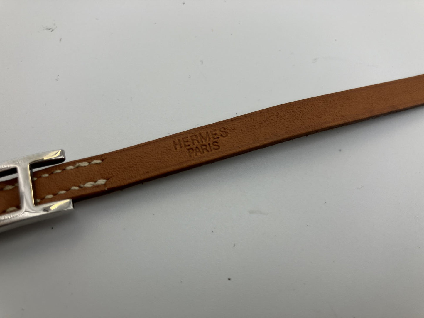 エルメス ビーアピ □F ブレスレット・バングル ブラウン 箱付 送料無料