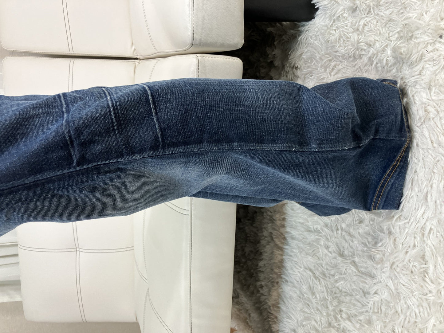 JUST cavalli Women's Bootcut Flare Jeans Blue Denim Size 26 IT40 Made in Tunisia
