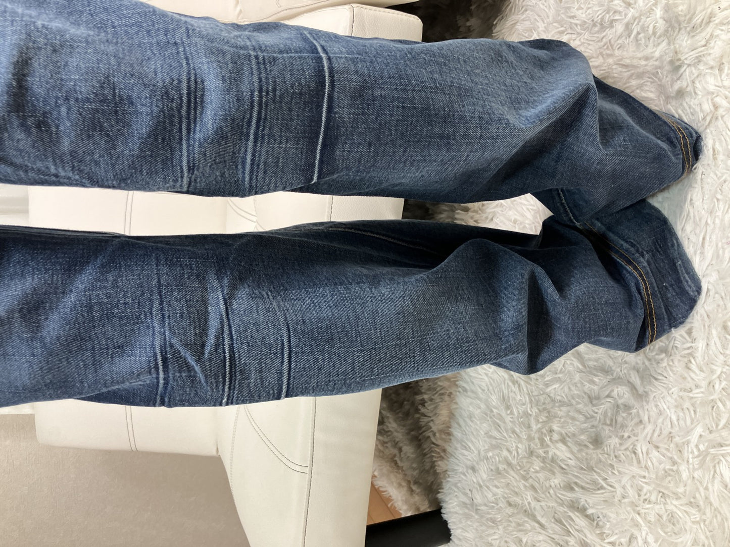JUST cavalli Women's Bootcut Flare Jeans Blue Denim Size 26 IT40 Made in Tunisia