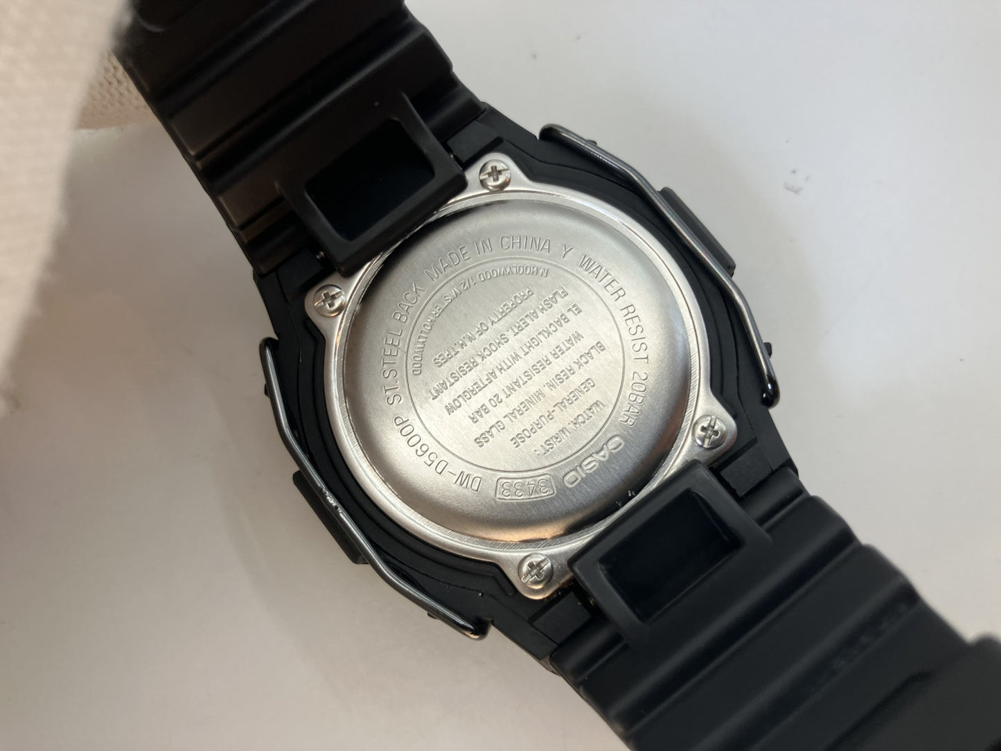 CASIO G-SHOCK DW-D5600P N.HOOLYWOOD Collab Watch Box Manual Warranty Tested