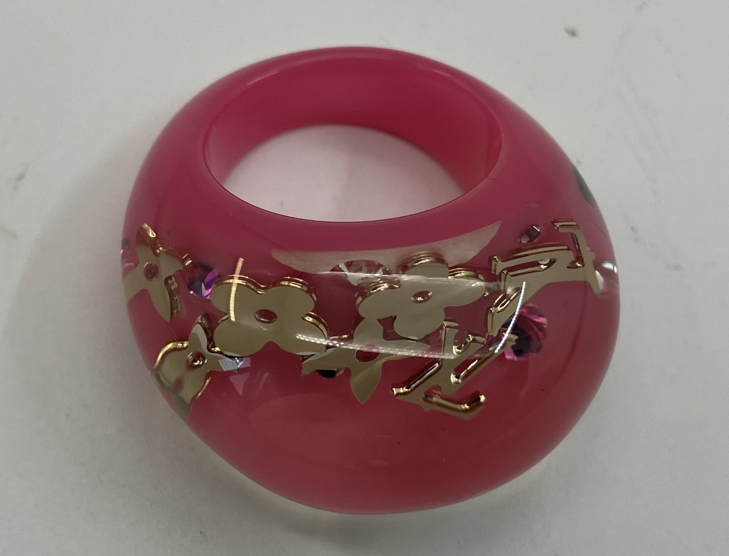 Louis Vuitton Berg Inclusion (JP 12) (US 6.5) (EU 52) Pink Ring M65766 Rose Pop Free Shipping 