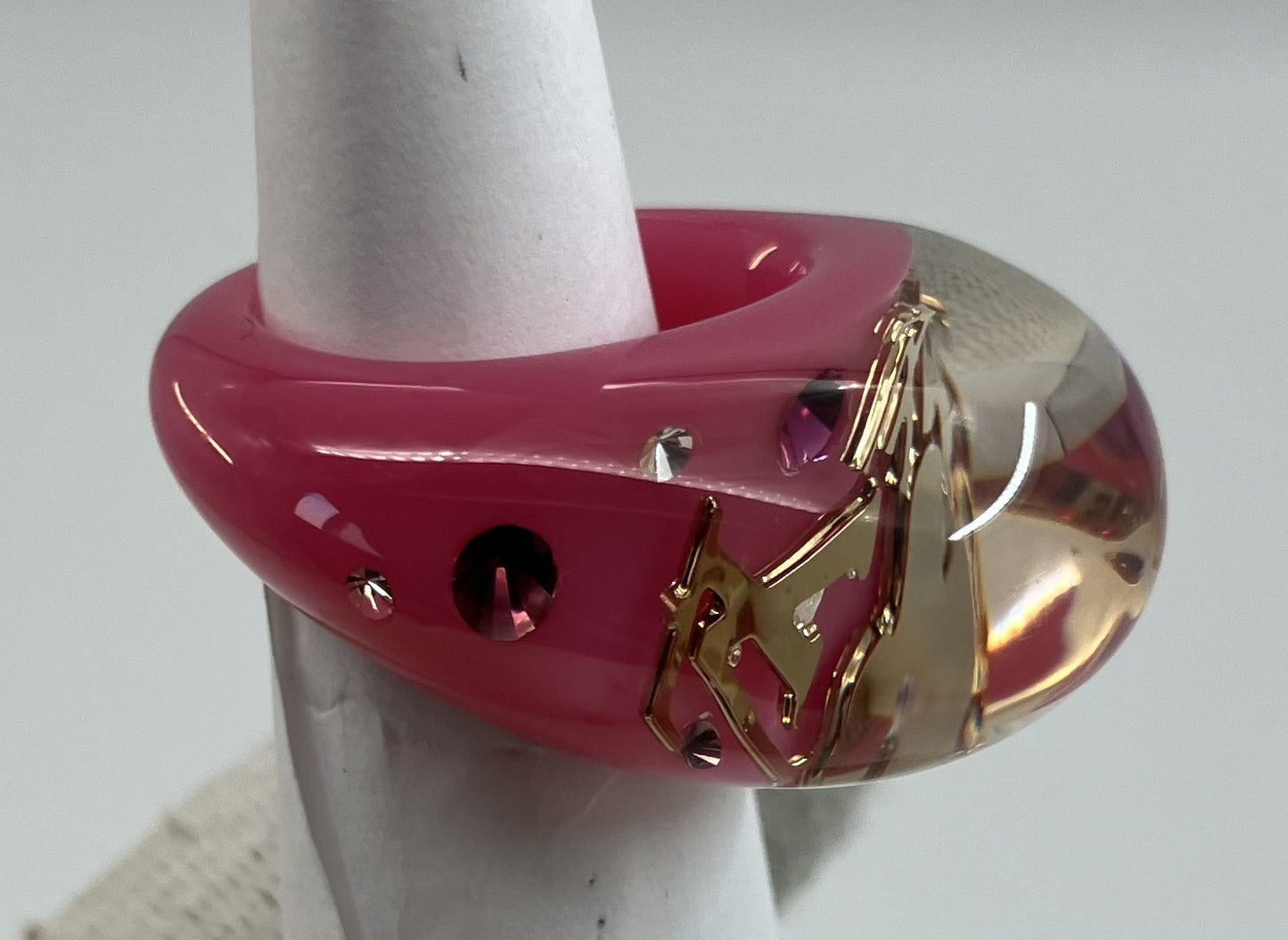 Louis Vuitton Berg Inclusion (JP 12) (US 6.5) (EU 52) Pink Ring M65766 Rose Pop Free Shipping 